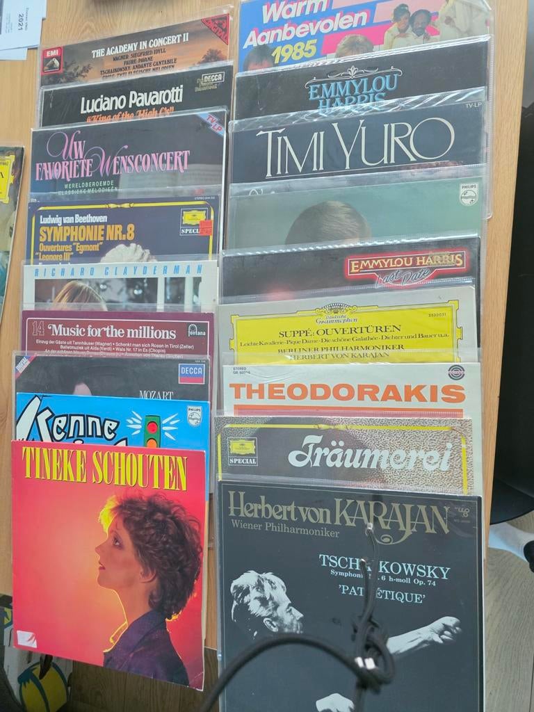 Grote collectie klassieke en pop vinylplaten (LP's), Cd's en Dvd's, Vinyl | Klassiek, Gebruikt, Modernisme tot heden, Ophalen of Verzenden