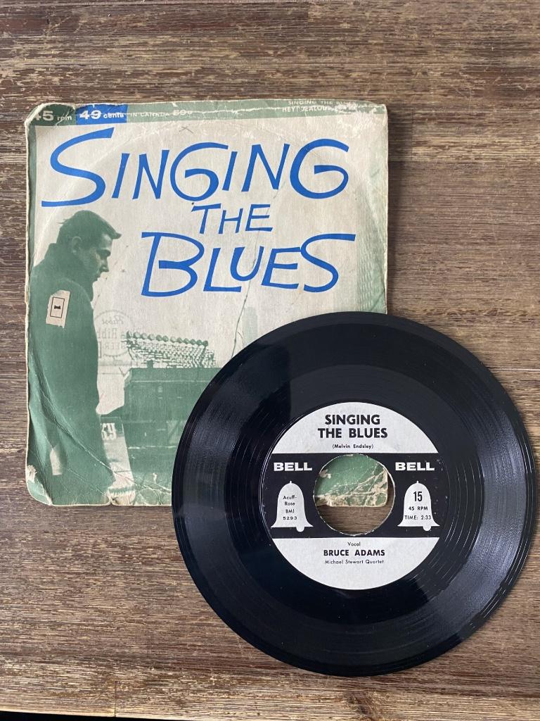 Bruce Adams – Singing The Blues / Hey! Jealous Lover, Ophalen of Verzenden, Gebruikt, Pop