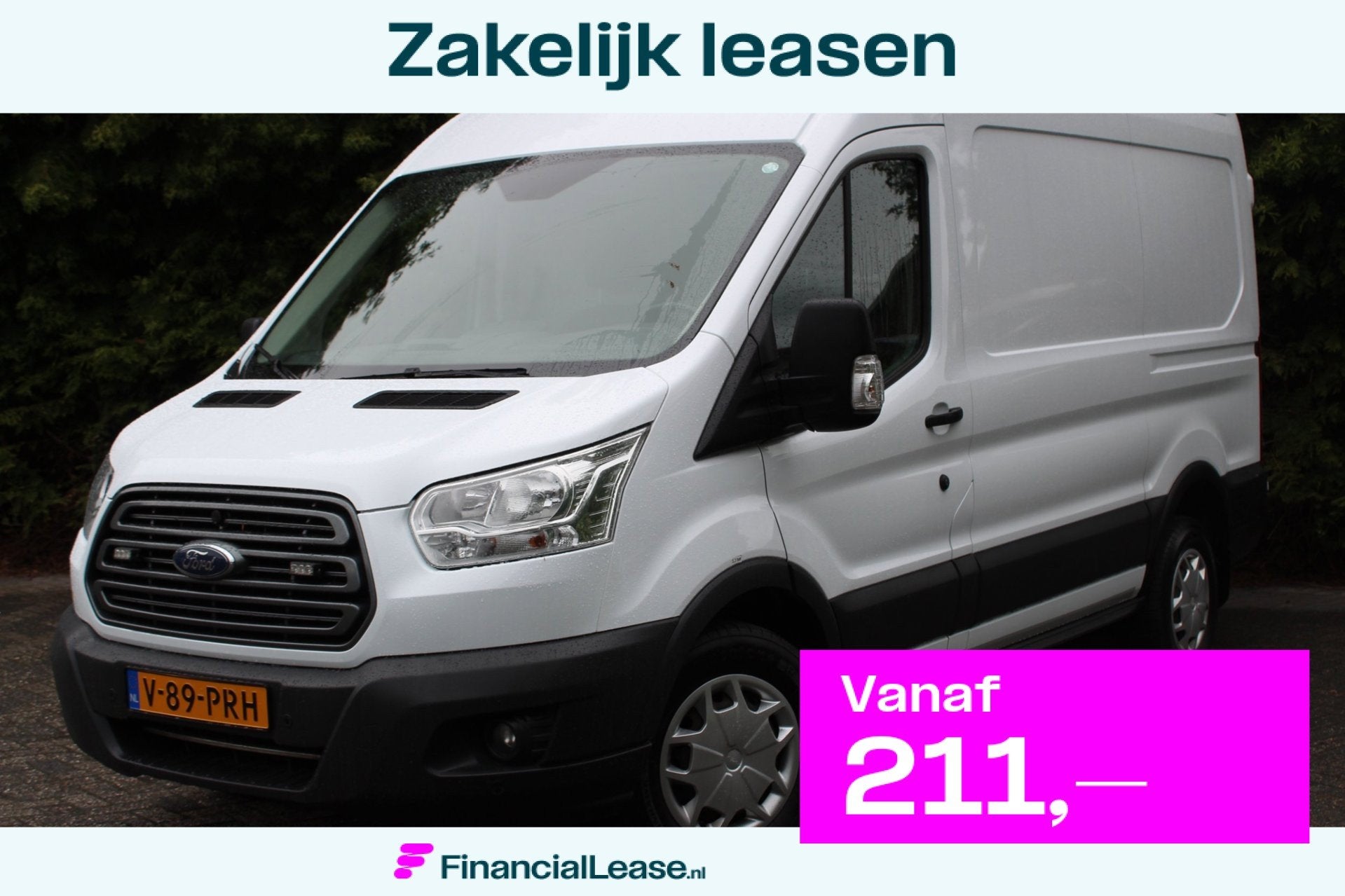 Ford TRANSIT 350 2.0 TDCI L2H2 Trend 131PK | Airco | Cruise, Voorwielaandrijving, Stof, 4 cilinders, 2800 kg