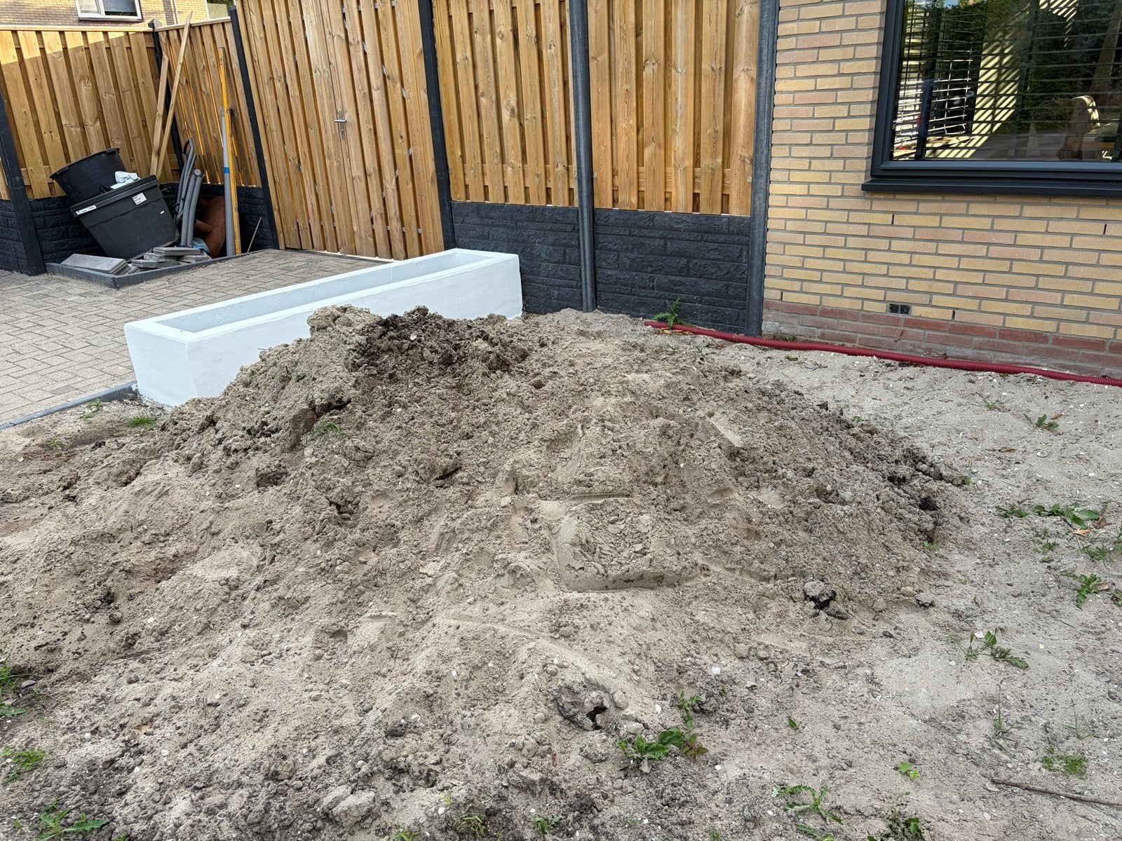 1,5 a 2 kuub zand, Tuin en Terras, Zand, Ophalen, Zo goed als nieuw, Ophoogzand