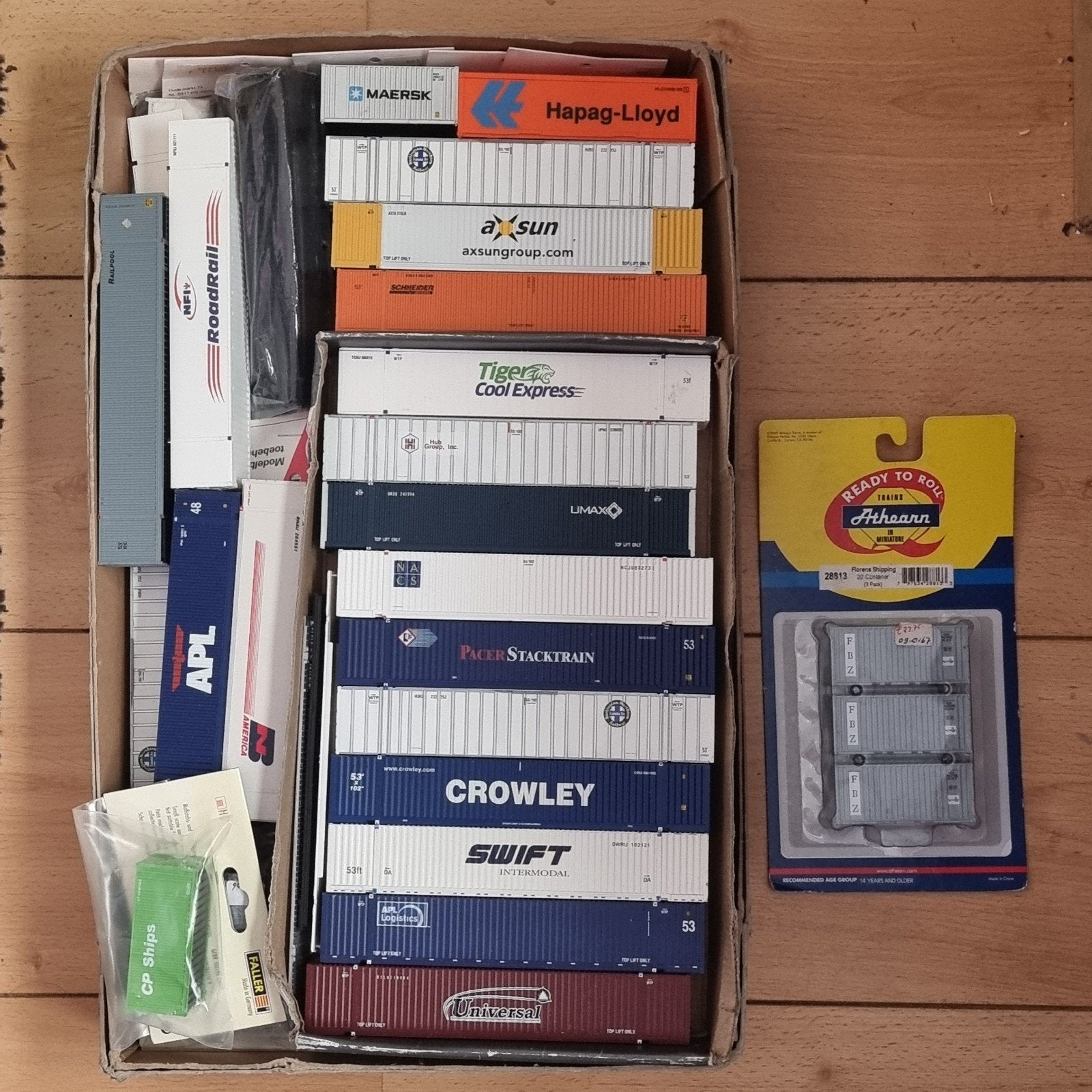 AMERIKAANS CONTAINERS 1:87-H0, Ophalen of Verzenden, Zo goed als nieuw, Overige merken