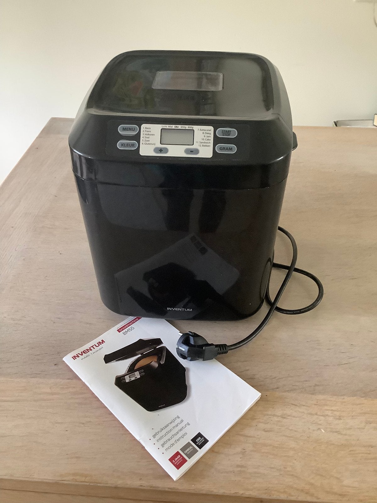 Broodmachine BM55 Inventum, Witgoed en Apparatuur, Ophalen, Gebruikt