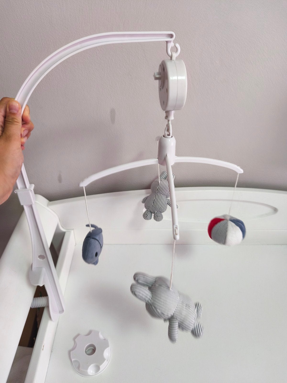 Babybedmuziekmobiel met muziekdoos - zeer goede staat, Ophalen of Verzenden