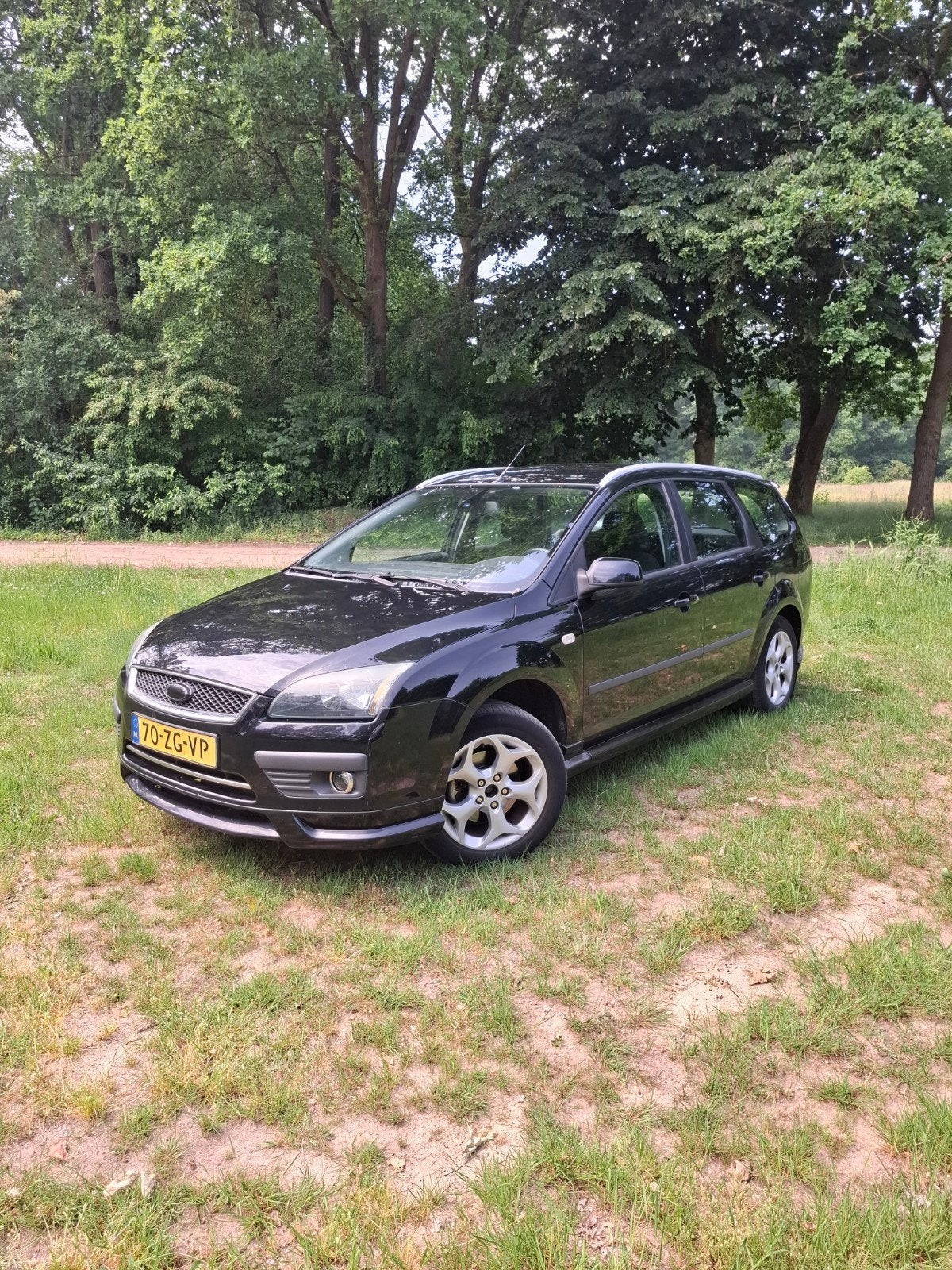 Ford Focus 1.6 74KW Wagon 2008 Zwart, 1596 cc, 15 km/l, 4 cilinders, 635 kg