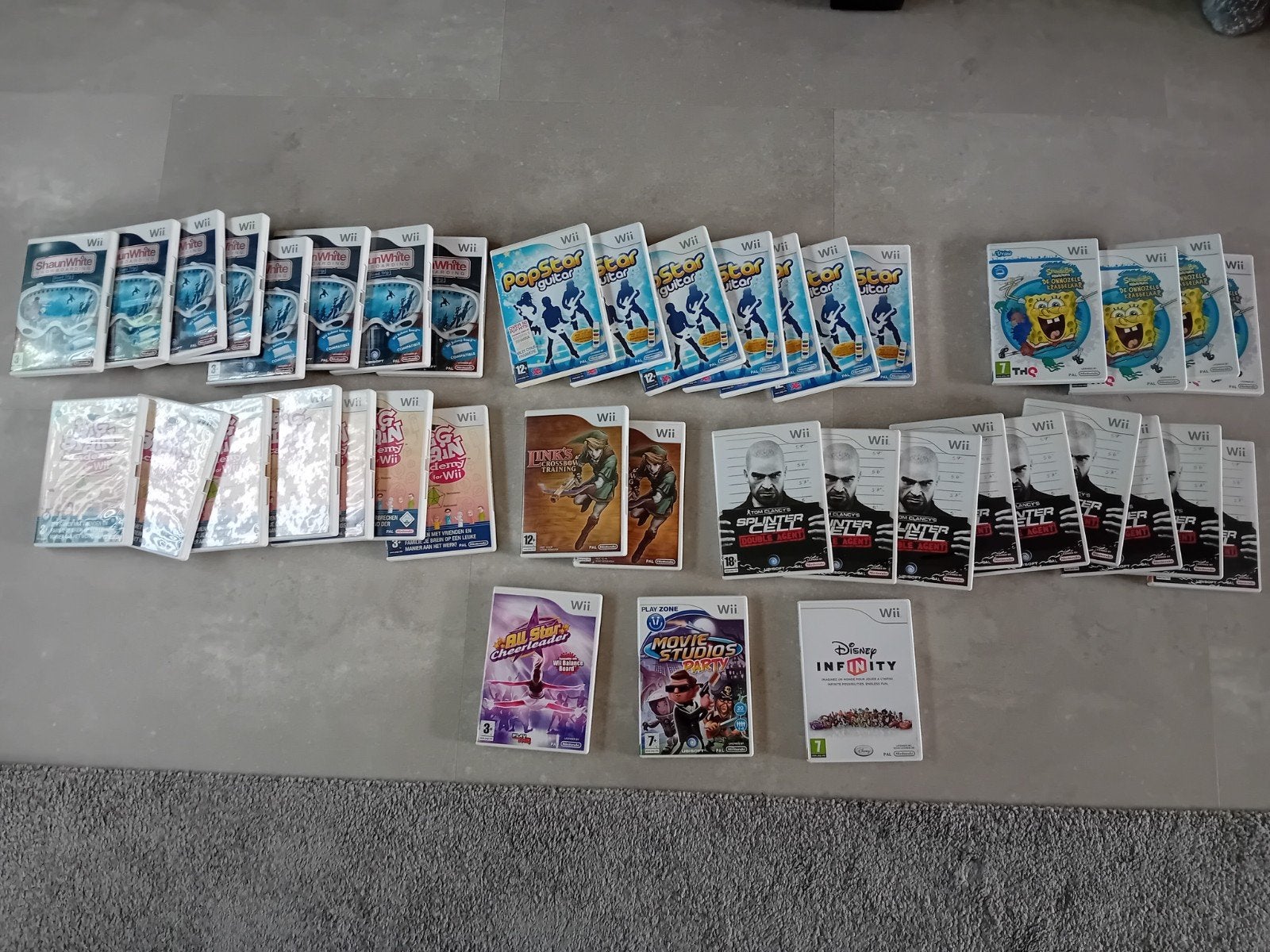 collectie tweedehands Wii games, Ophalen, Gebruikt, Overige genres, Eén computer