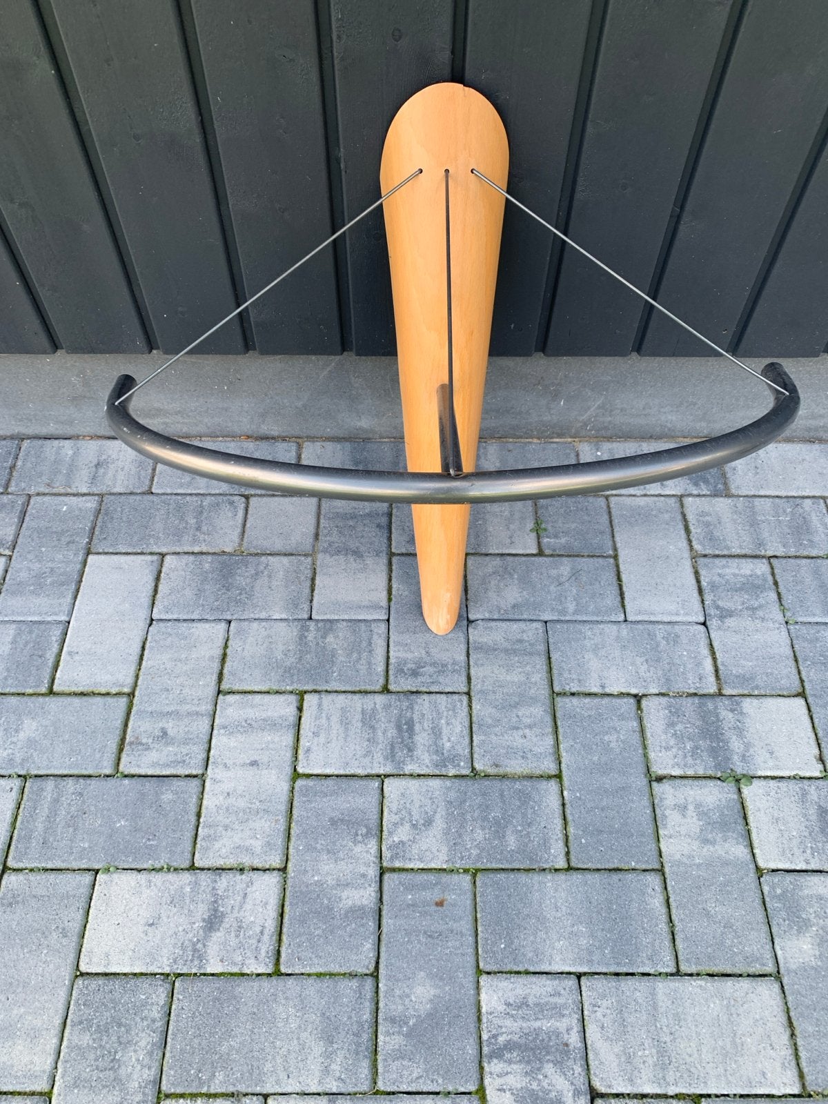 Design wandkapstok van hout en metaal, Gebruikt, Minder dan 100 cm, Hout, Ophalen