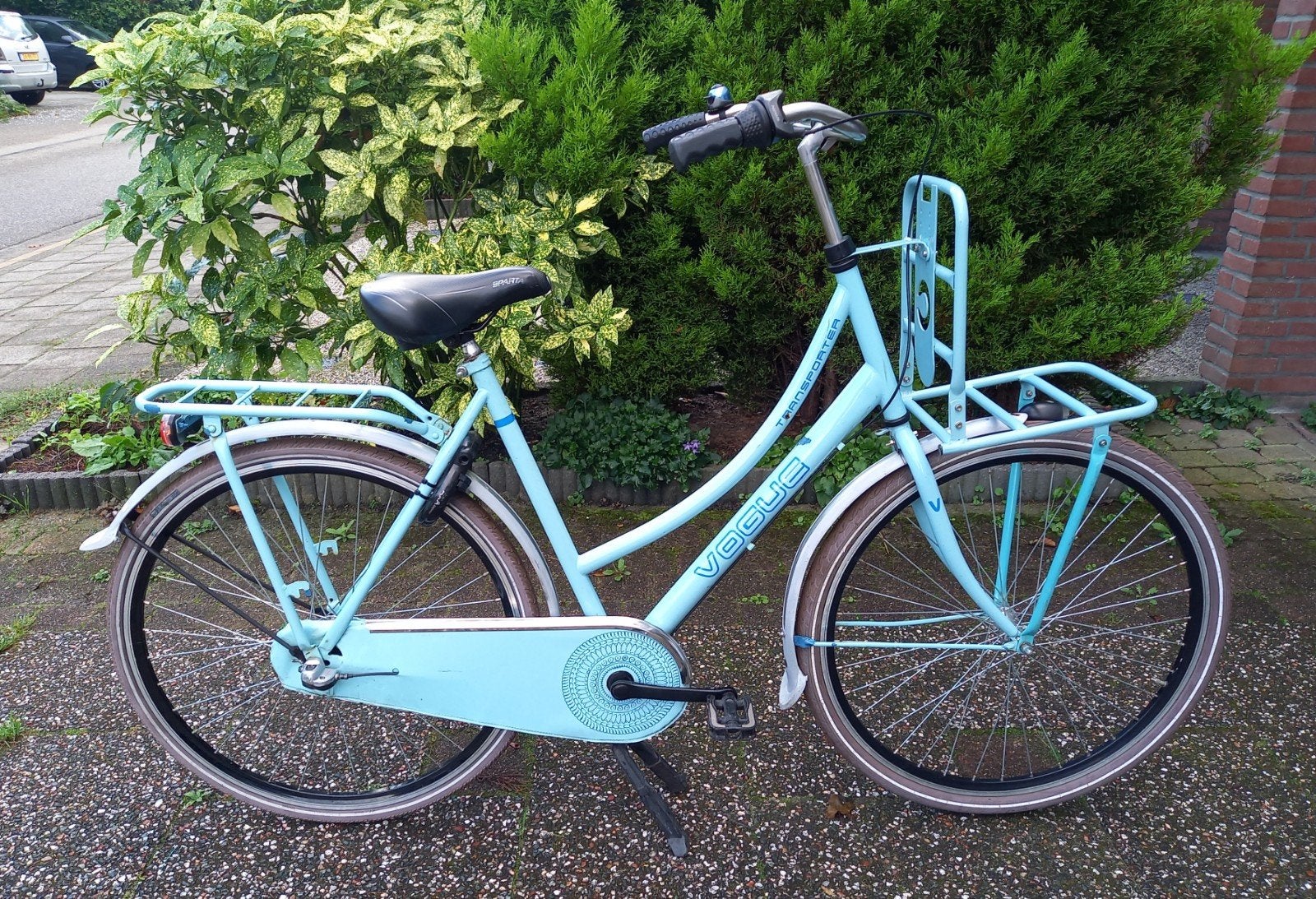 Damesfiets 28"/57cm Vogue Transporter 3 Versn., Fietsen en Brommers, Terugtraprem, Gebruikt, (Extra) lage instap, 56 cm of meer