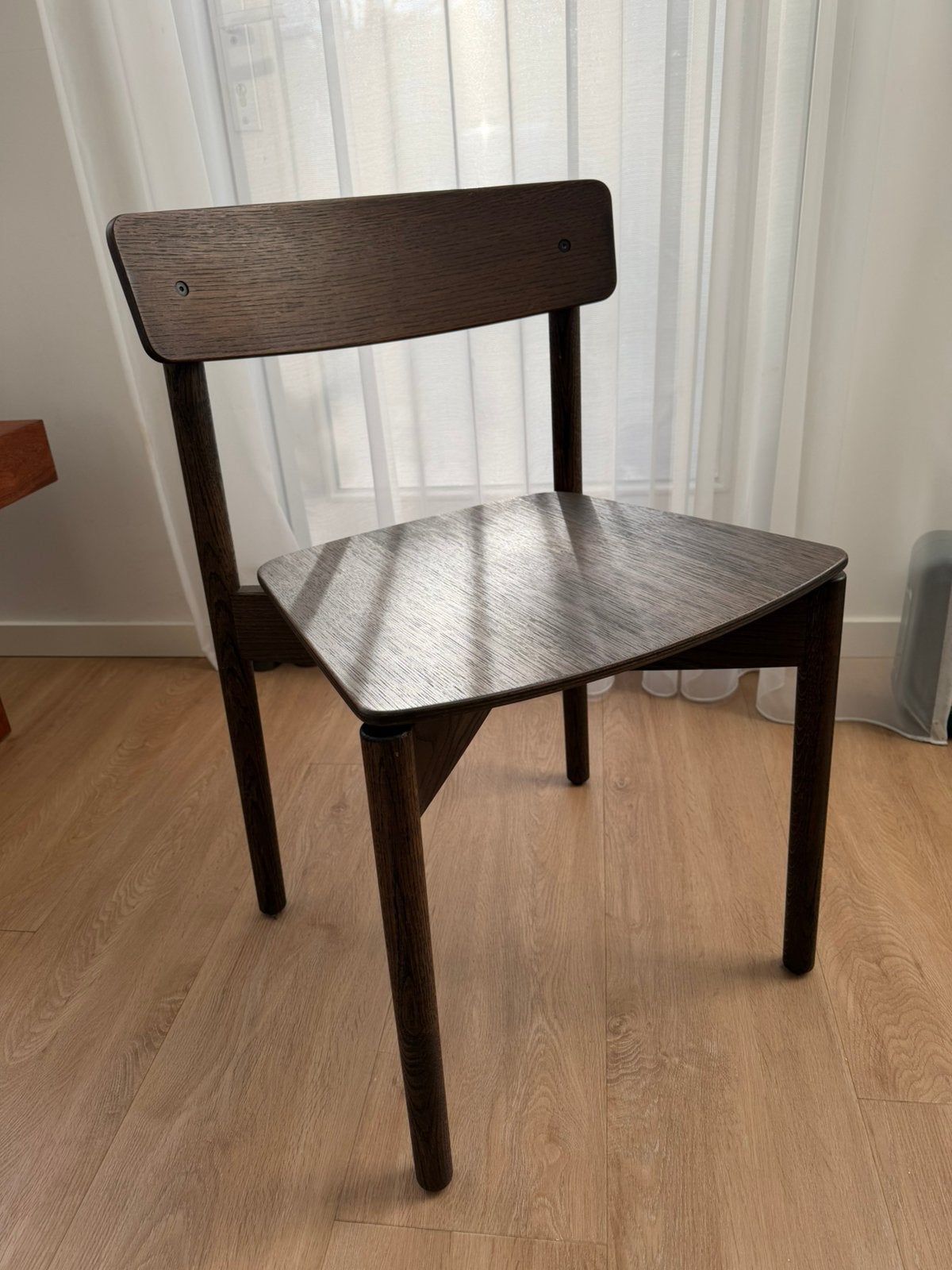Takt CH Cross Chair walnoot, Ophalen, Zo goed als nieuw, Bruin