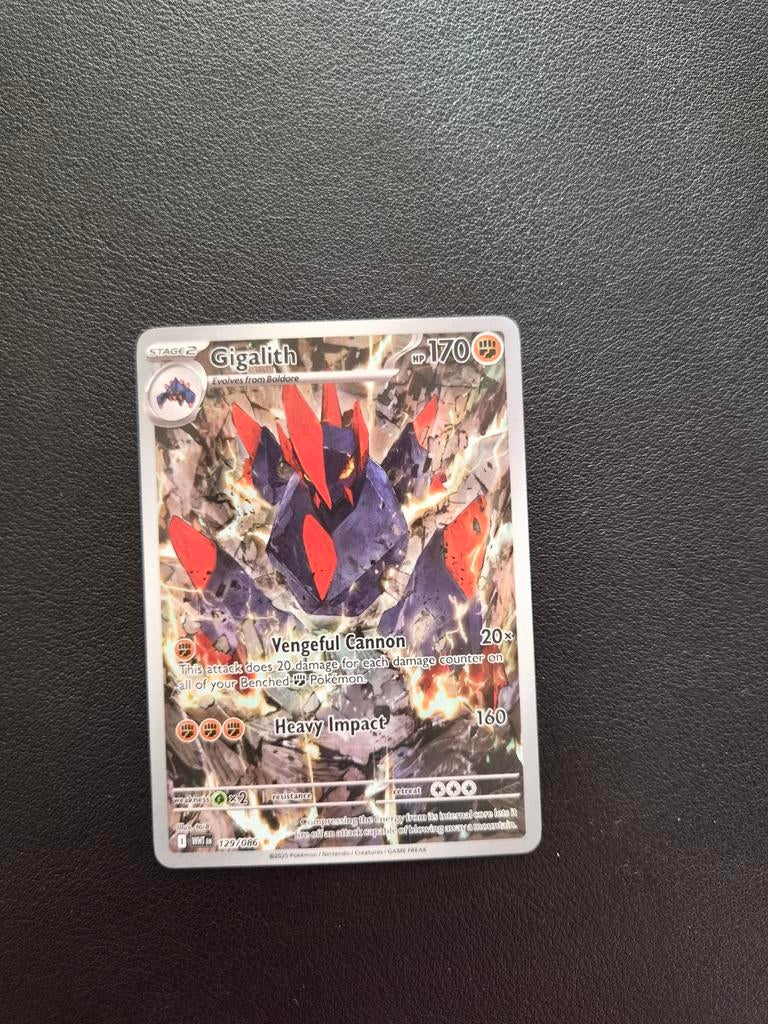 Pokémon - Gigalith (WHT 129)
White Flare, Ophalen of Verzenden, Nieuw