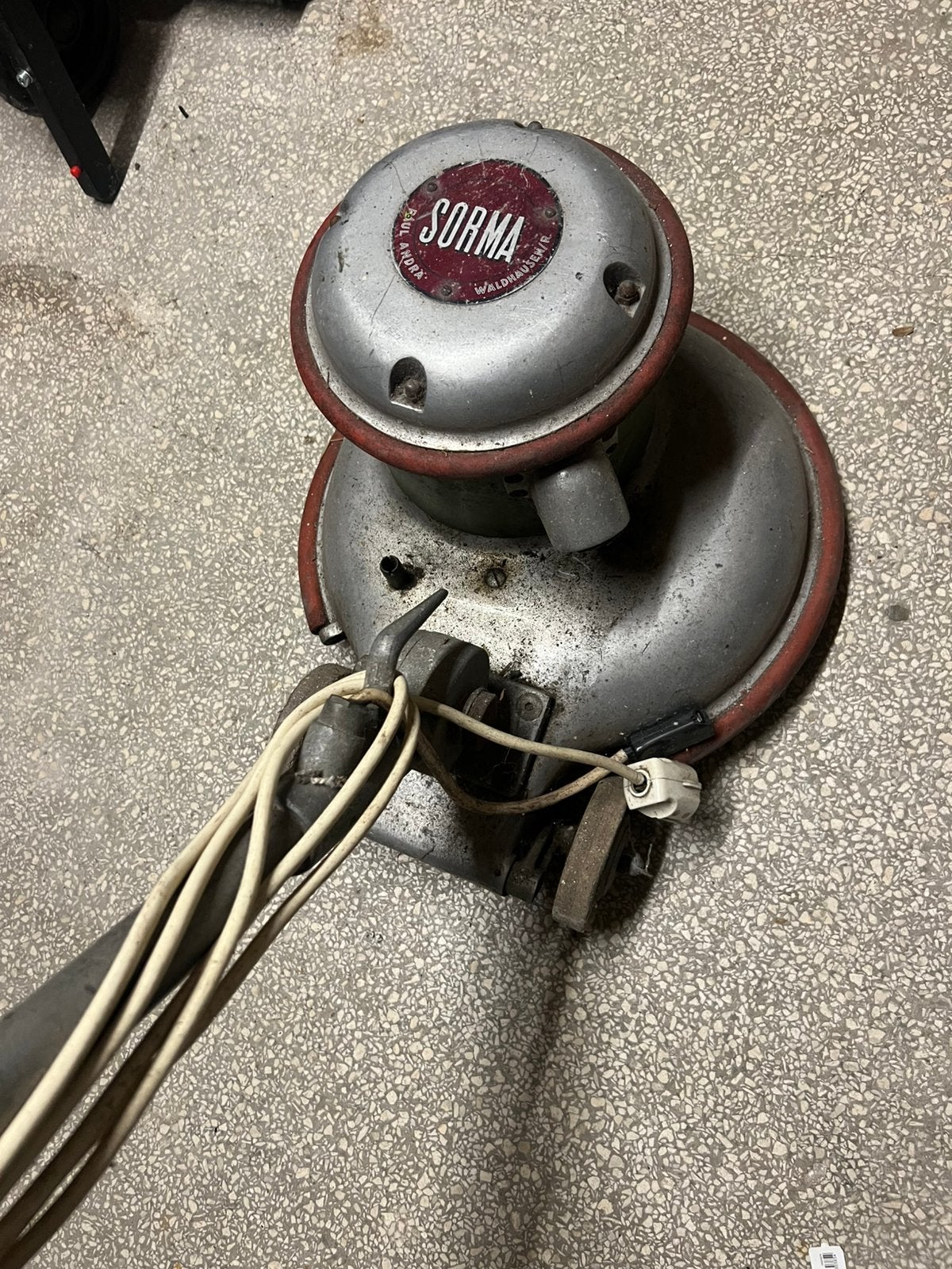 Parket  boen/schuurmachine Sorma, Ophalen, Zo goed als nieuw