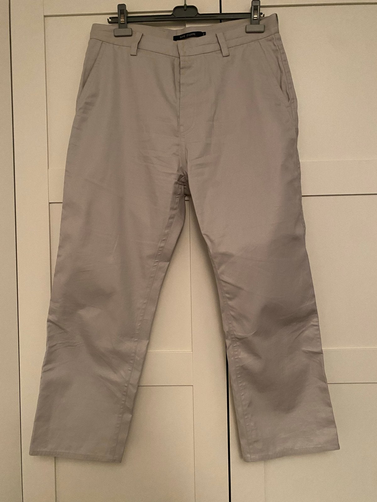 Sofie D'Hoore 100% Katoenen Broek - Maat 40, Maat 38/40 (M), Verzenden, Zo goed als nieuw, Grijs