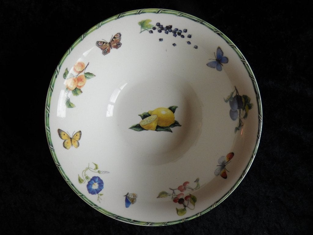 Janneke Brinkman Fruit & Flowers schaal, dsn 23,5 cm, hg 7,5, Huis en Inrichting, Gebruikt, Overige merken, Ophalen of Verzenden