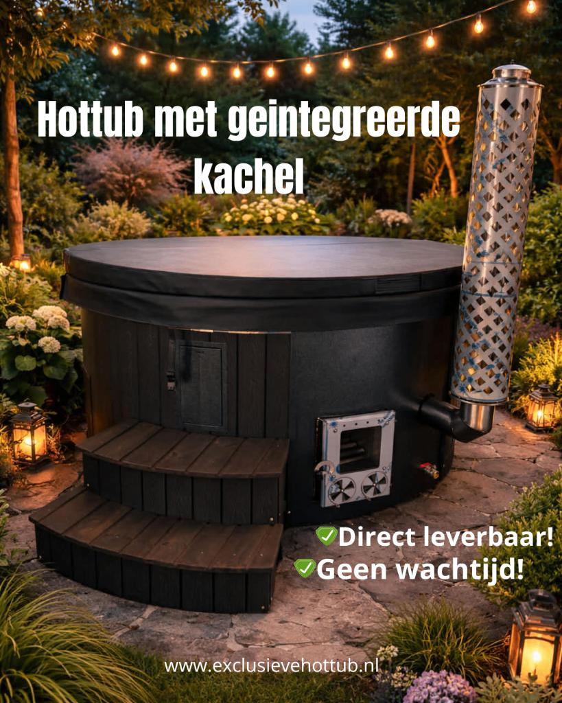 Hottub met geïntegreerde kachel/NIEUW, Ophalen, Nieuw, Trap