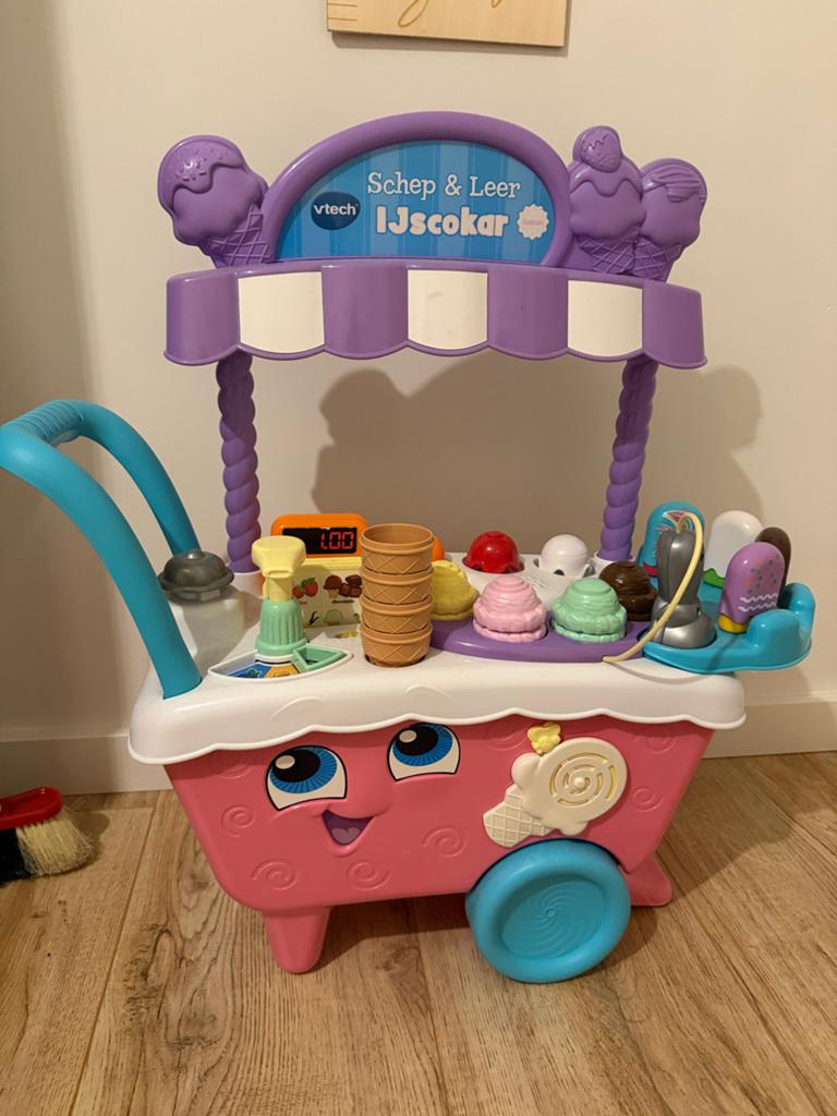 VTech Schep & Leer IJscokar Deluxe, Ophalen, Zo goed als nieuw, Jongen of Meisje