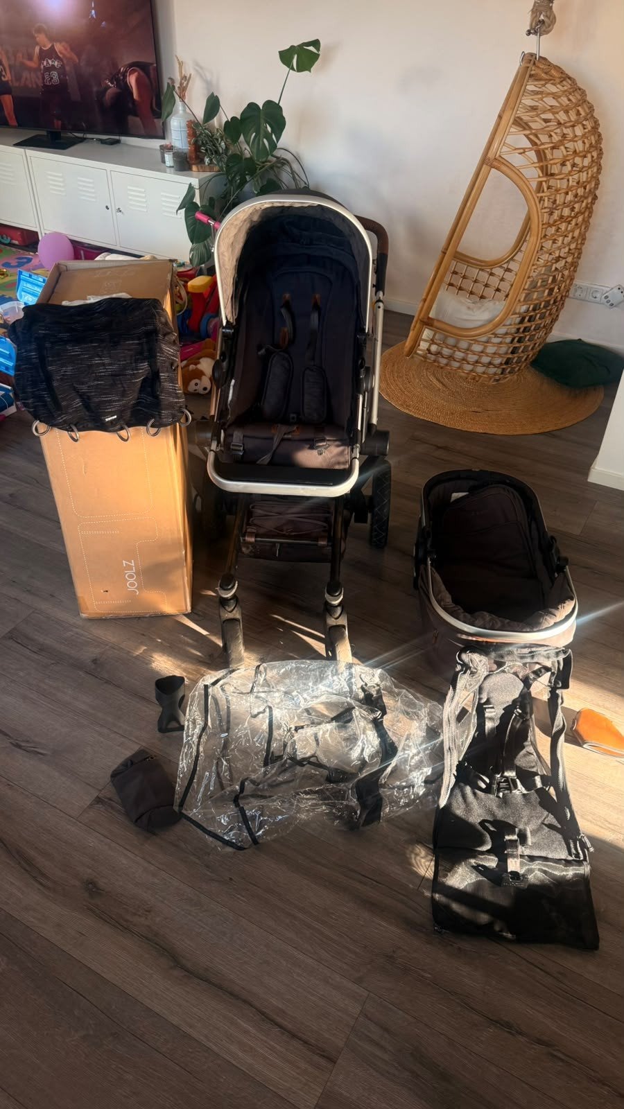 Joolz Day 3 kinderwagen met reiswieg en accessoires