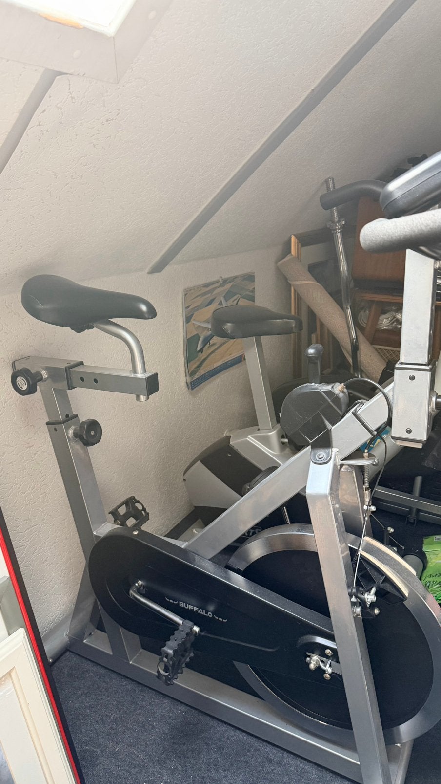 SPINNING BIKE BUFFALO, Ophalen of Verzenden, Zo goed als nieuw, Spinningfiets