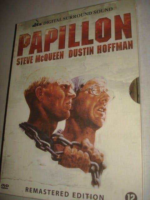 Papillon- Steve McQueen- Dustin Hoffman- 1973- (NIEUW), Verzenden, Alle leeftijden, Drama, 1940 tot 1960