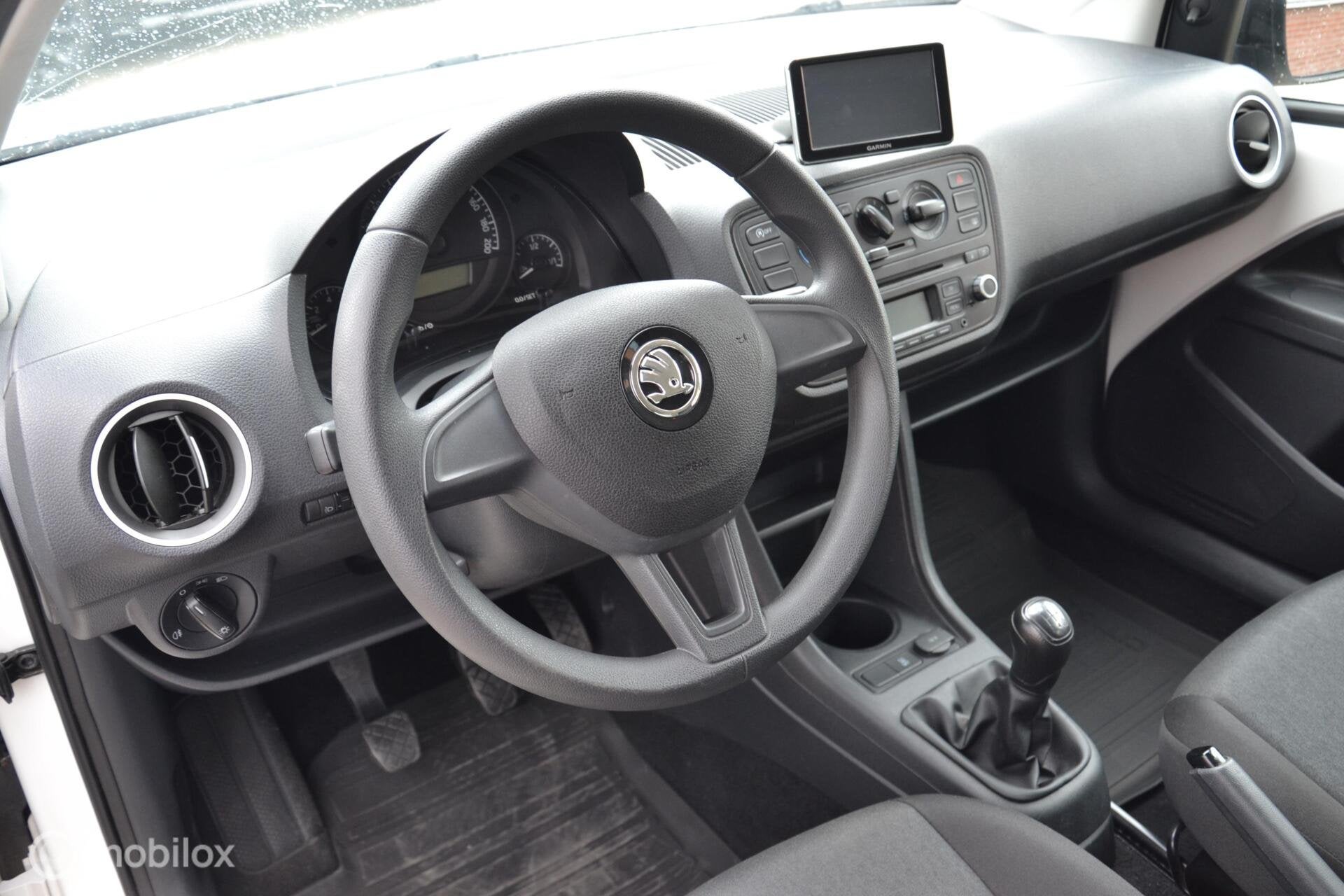 Skoda Citigo 1.0 Greentech Ambition|79.224km!|2e eig|2016, Auto's, Voorwielaandrijving, Stof, Gebruikt, Wit