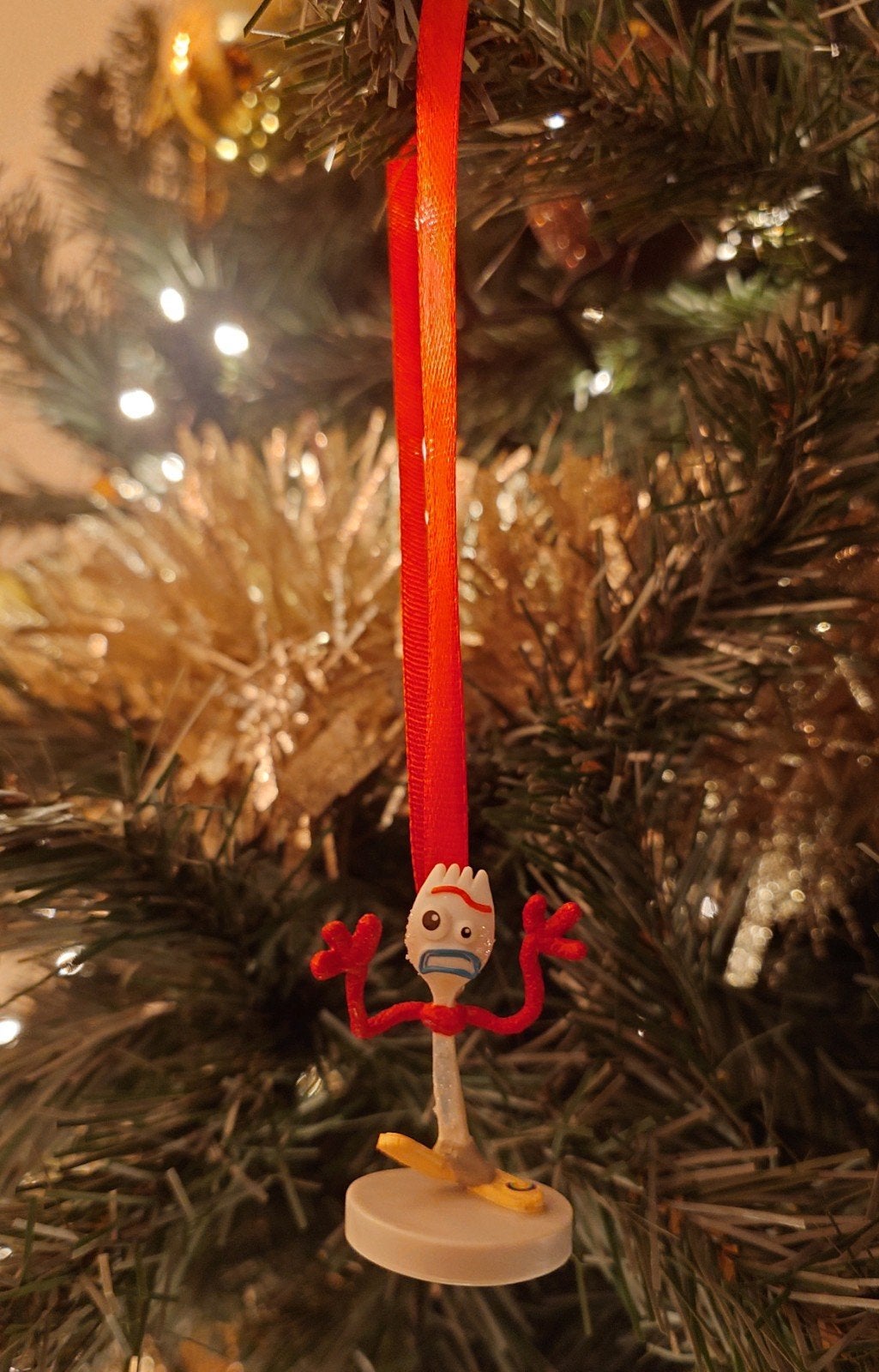 Disney Toy Story Forky Forkie kerst ornament hanger kerstbal, Ophalen of Verzenden, Nieuw