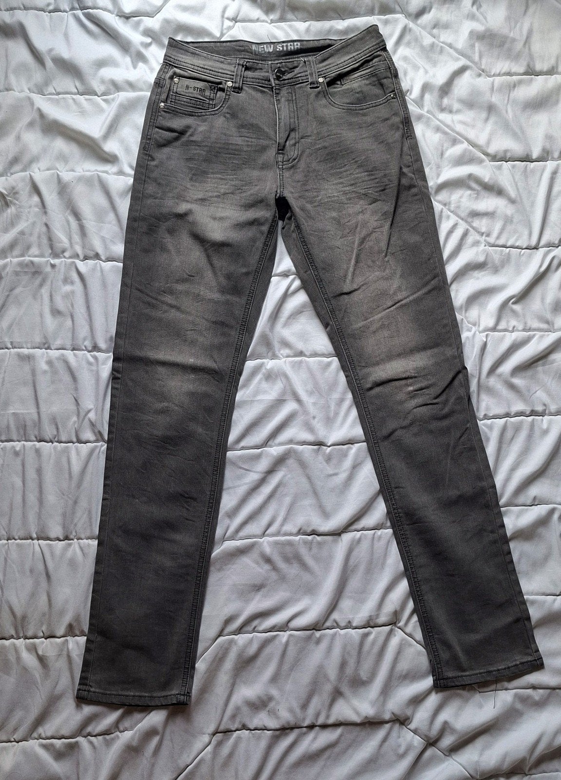 New Star Jeans W30 L34 - Grijs, Nieuw, W32 (confectie 46) of kleiner, Ophalen of Verzenden, Grijs