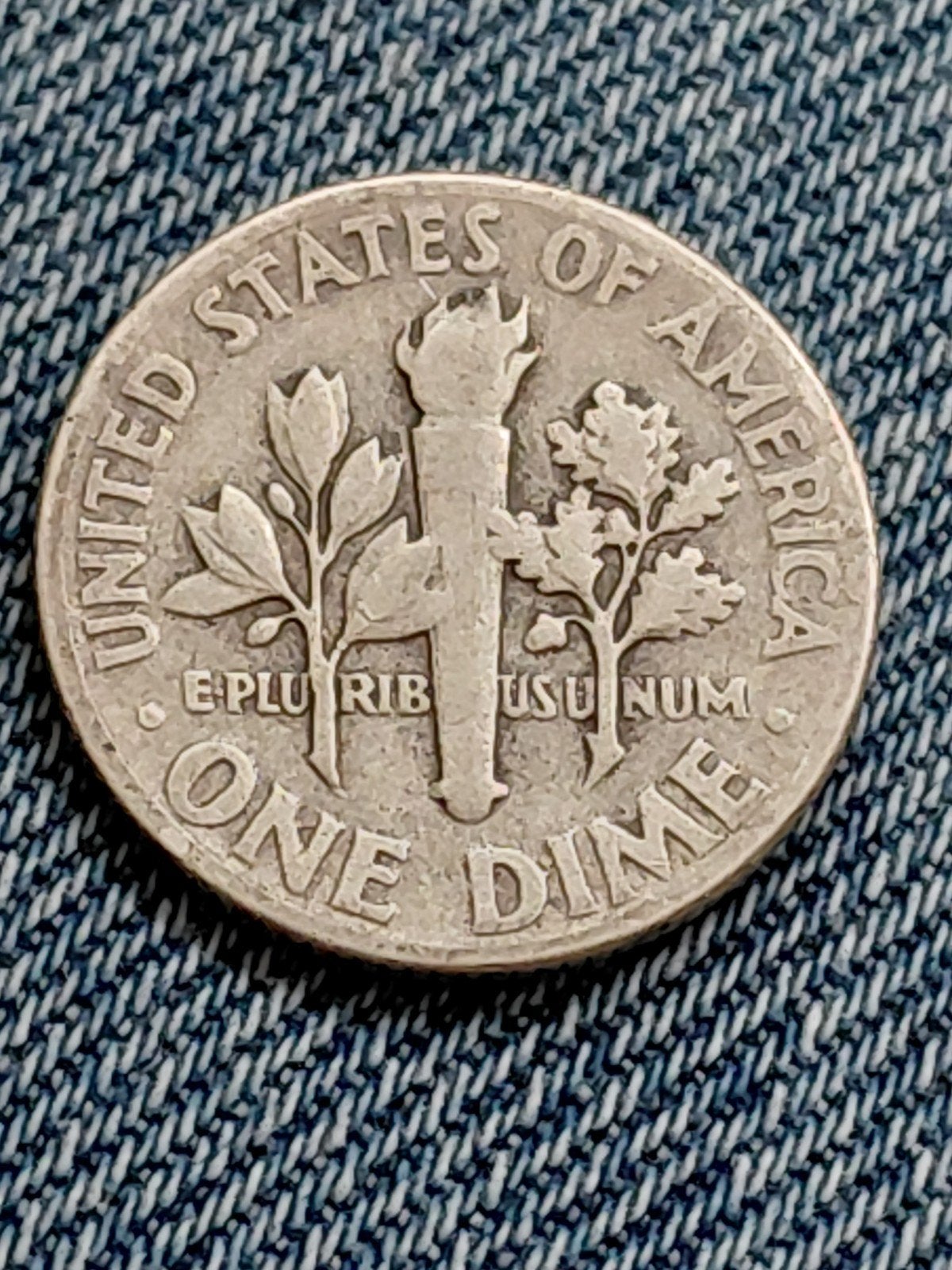Amerika 1 "Roosevelt" Dime 1947 - Zilver, Postzegels en Munten, Verzenden, Noord-Amerika, Losse munt, Zilver