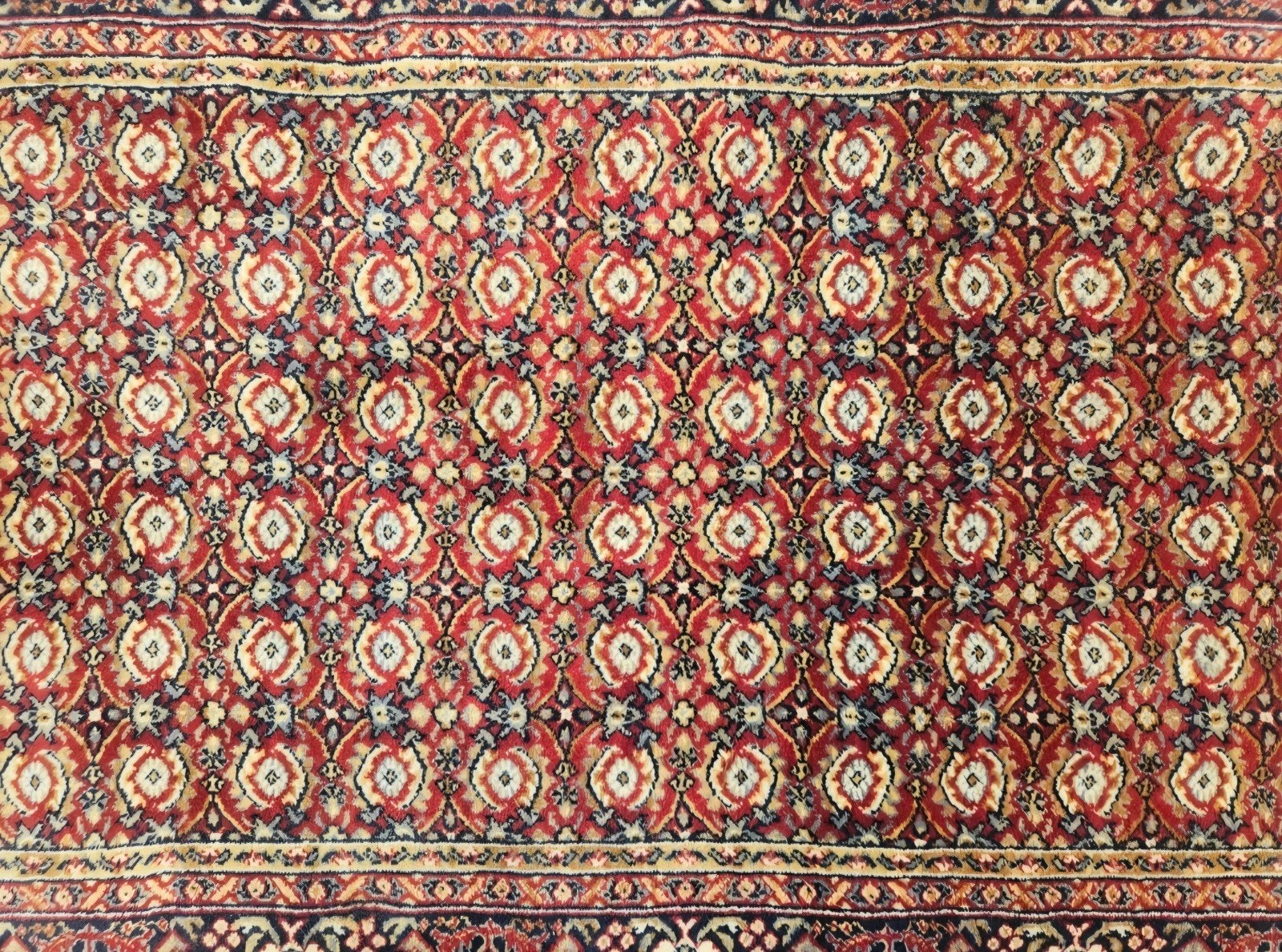 Vintage oosters wol vloerkleed Persia Bidjar rood 101x200cm, 100 tot 150 cm, 200 cm of meer, Www.hypepopup.nl, Ophalen of Verzenden