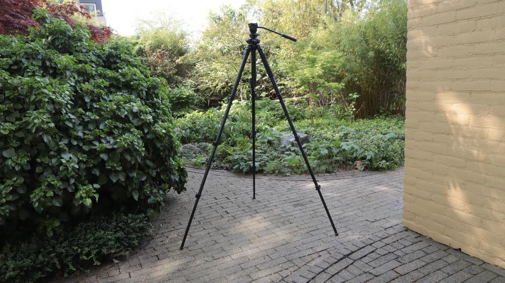 Benro A2980F  statief met videokop, Ophalen, Gebruikt, 150 tot 175 cm, Driepoot