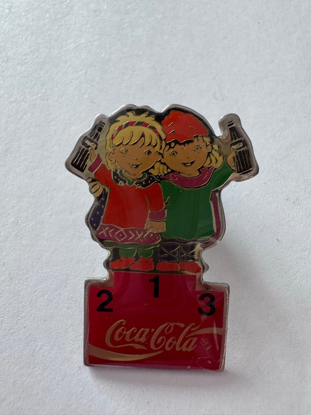 Coca-Cola Pin Olympische Spelen 1994, Verzamelen, Ophalen of Verzenden, Gebruikt, Merk, Speldje of Pin