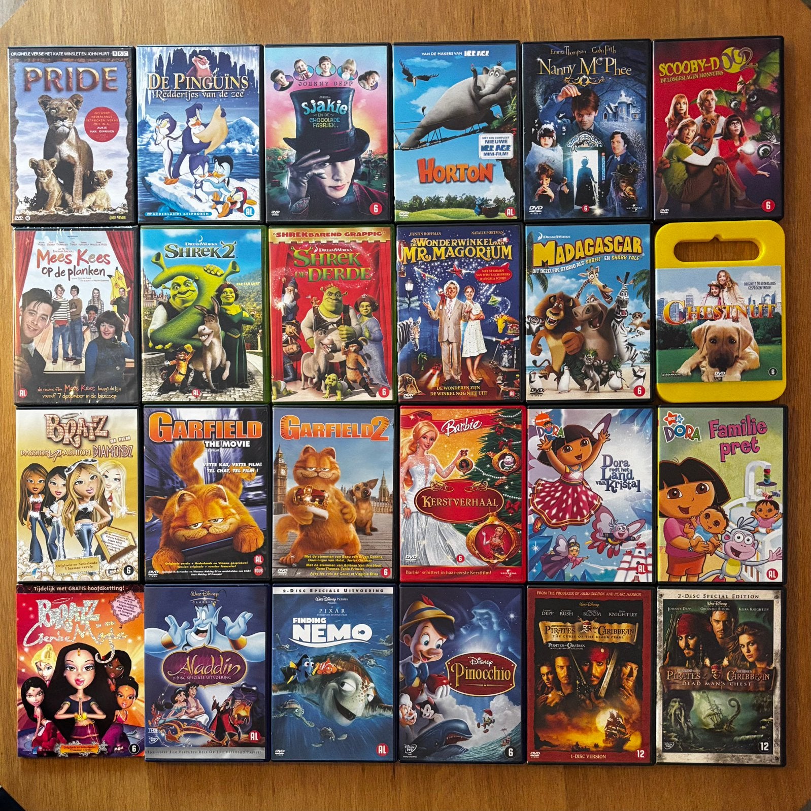 24 kinderfilms Kinder dvd’s, Alle leeftijden, Verzenden, Gebruikt
