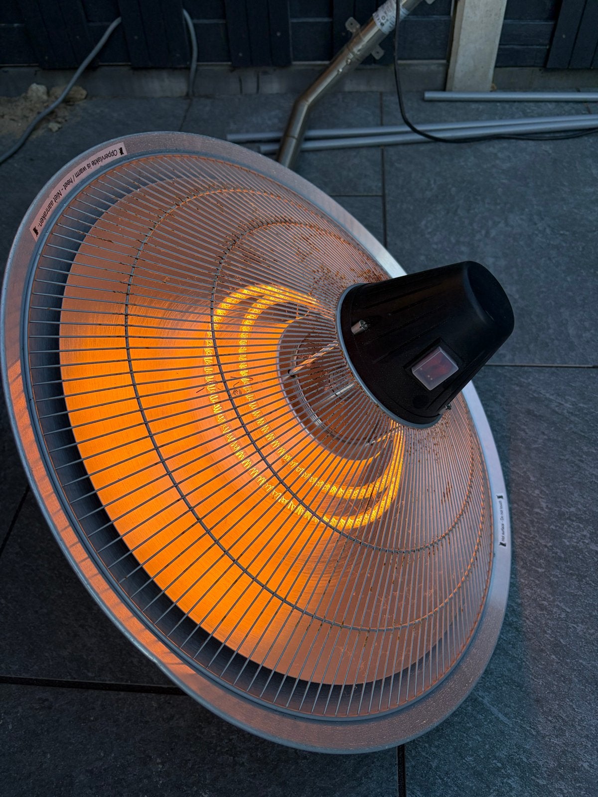 Terrasverwarmer - Elektrisch - Parasol -, Ophalen, Gebruikt, Elektrisch, Parasol