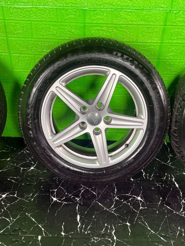 Originele Audi A4 S4 A3 A5 TT velgen 16" 5x112 winter 9mm!, Niet ingevuld, Gebruikt, 16 inch, Banden en Velgen