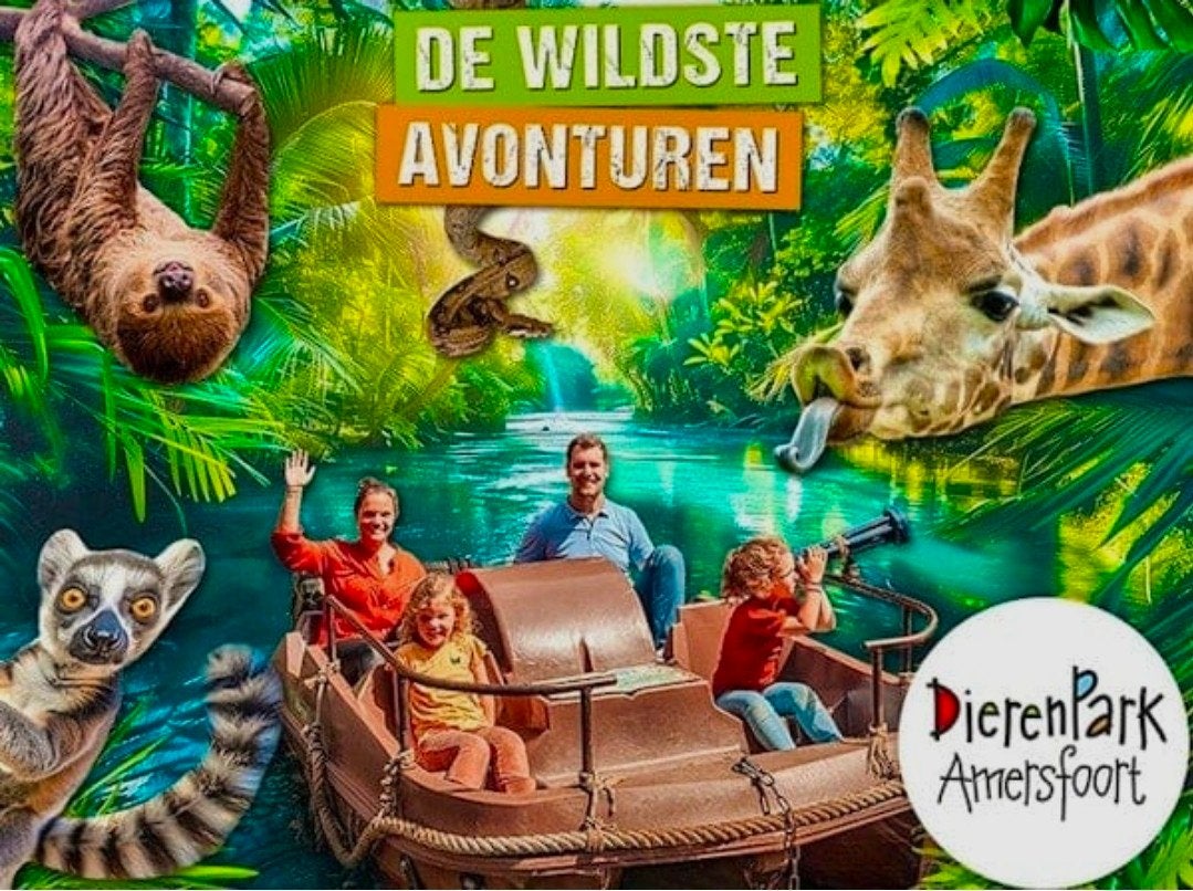 Tickets Dierenpark Amersfoort geldig tm 30-11-2026, Tickets en Kaartjes, Drie personen of meer, Ticket of Toegangskaart