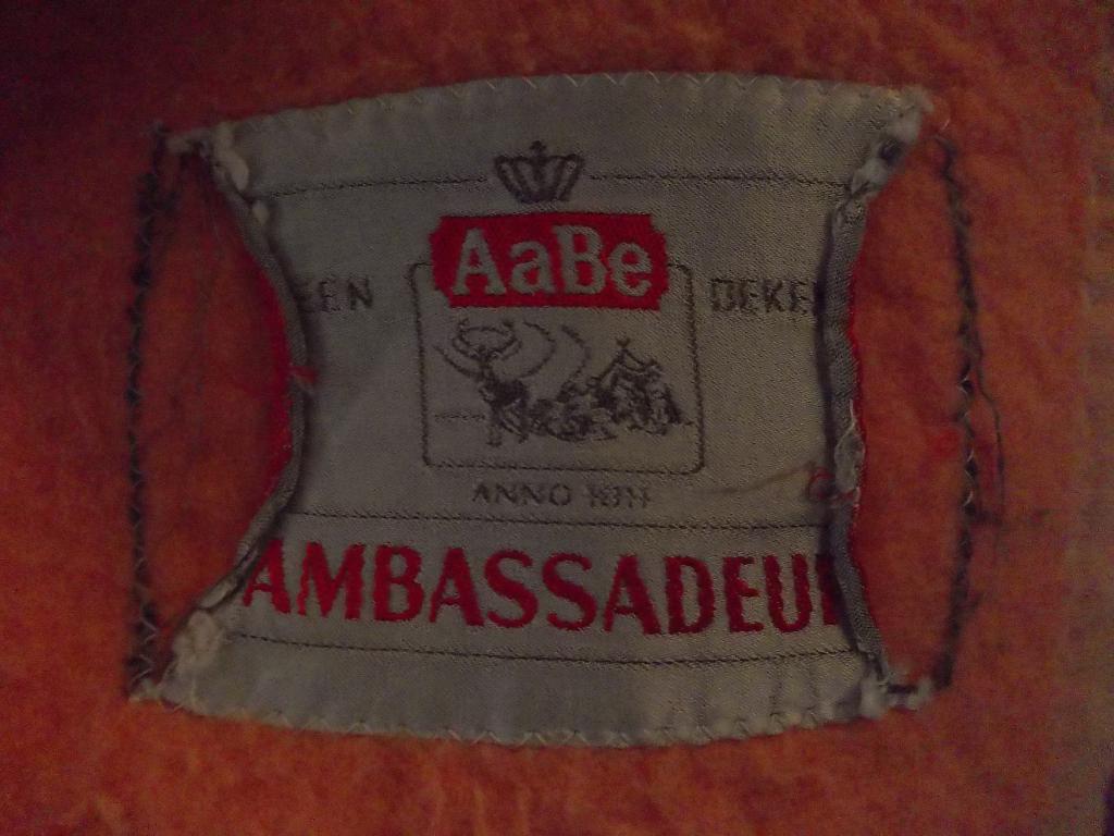 Oranje deken/plaid/woondeken van AaBe., Verzamelen, Ophalen, Huis en Inrichting