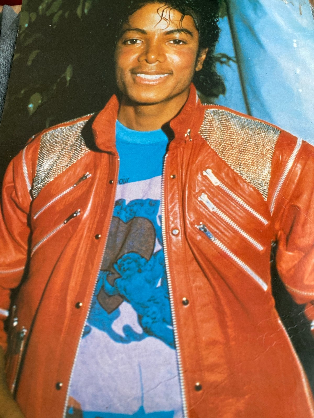 Michael Jackson Foto - Thriller Era, Ophalen of Verzenden, Zo goed als nieuw, Foto of Kaart
