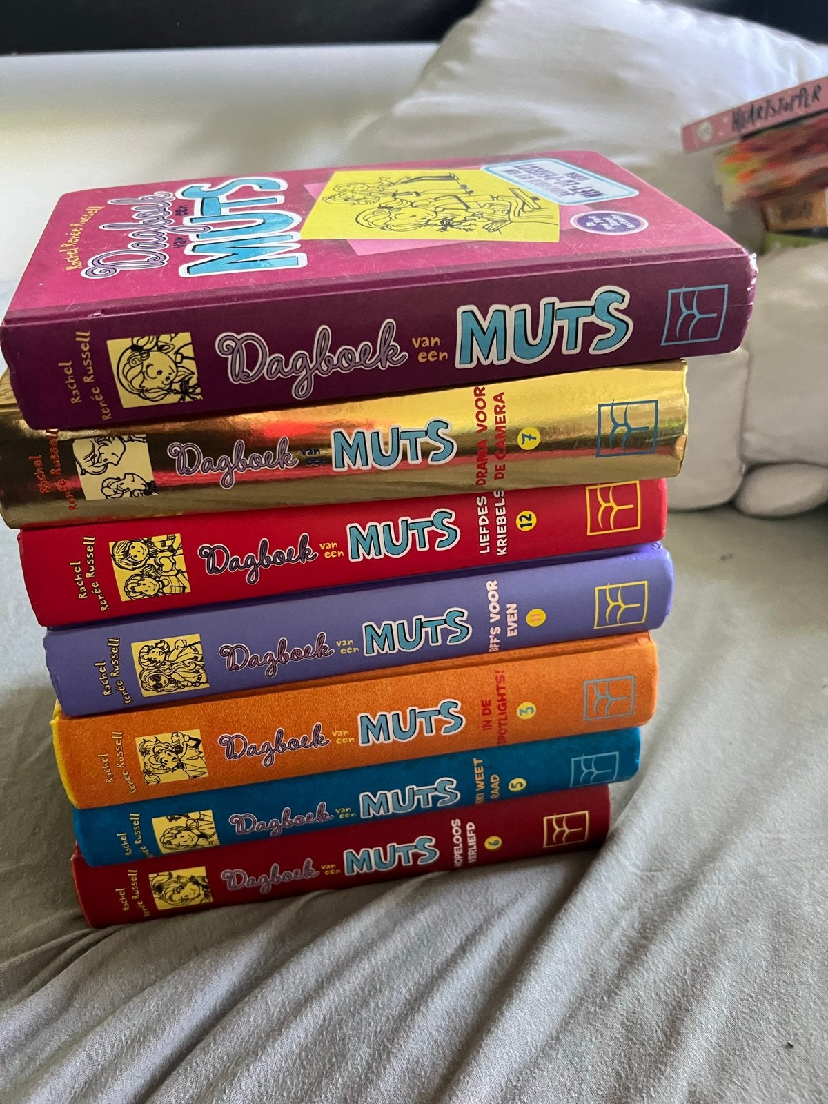 Dagboek van een muts - 7 boeken (Deel 1, 3, 5, 6, 7, 11, 12), Boeken, Ophalen of Verzenden, Gelezen, Fictie