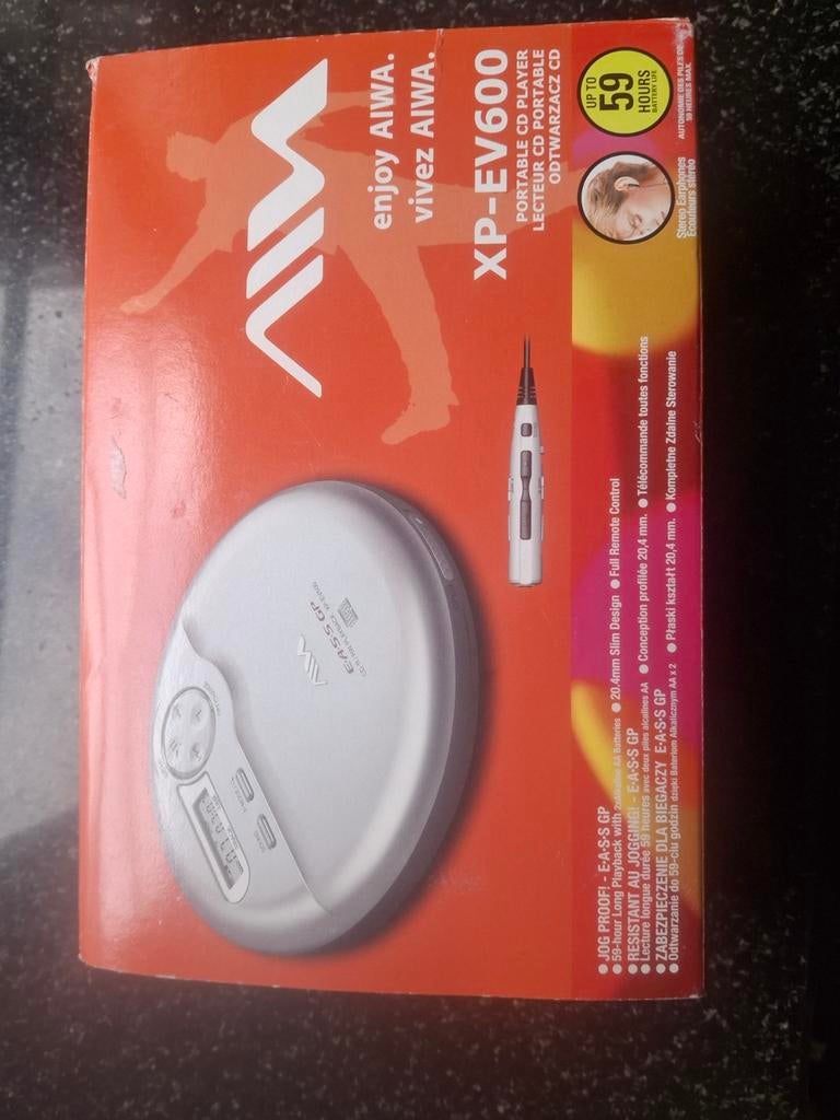 Aiwa XP-EV600 portable cd speler., Ophalen of Verzenden