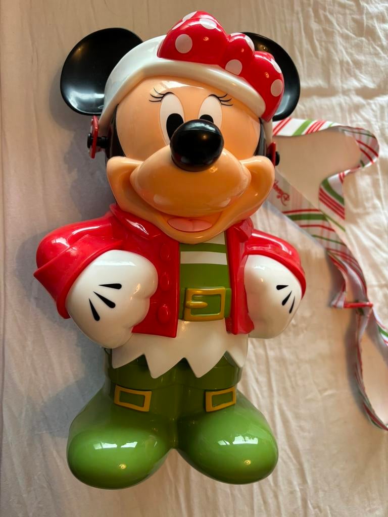 Popcorn bucket Minnie Mouse, Verzamelen, Disney, Ophalen, Mickey Mouse, Zo goed als nieuw, Beeldje of Figuurtje