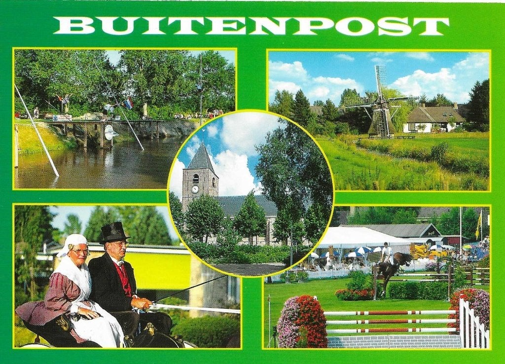 Buitenpost- -5-luik., Ophalen of Verzenden, 1980 tot heden, Ongelopen, Friesland