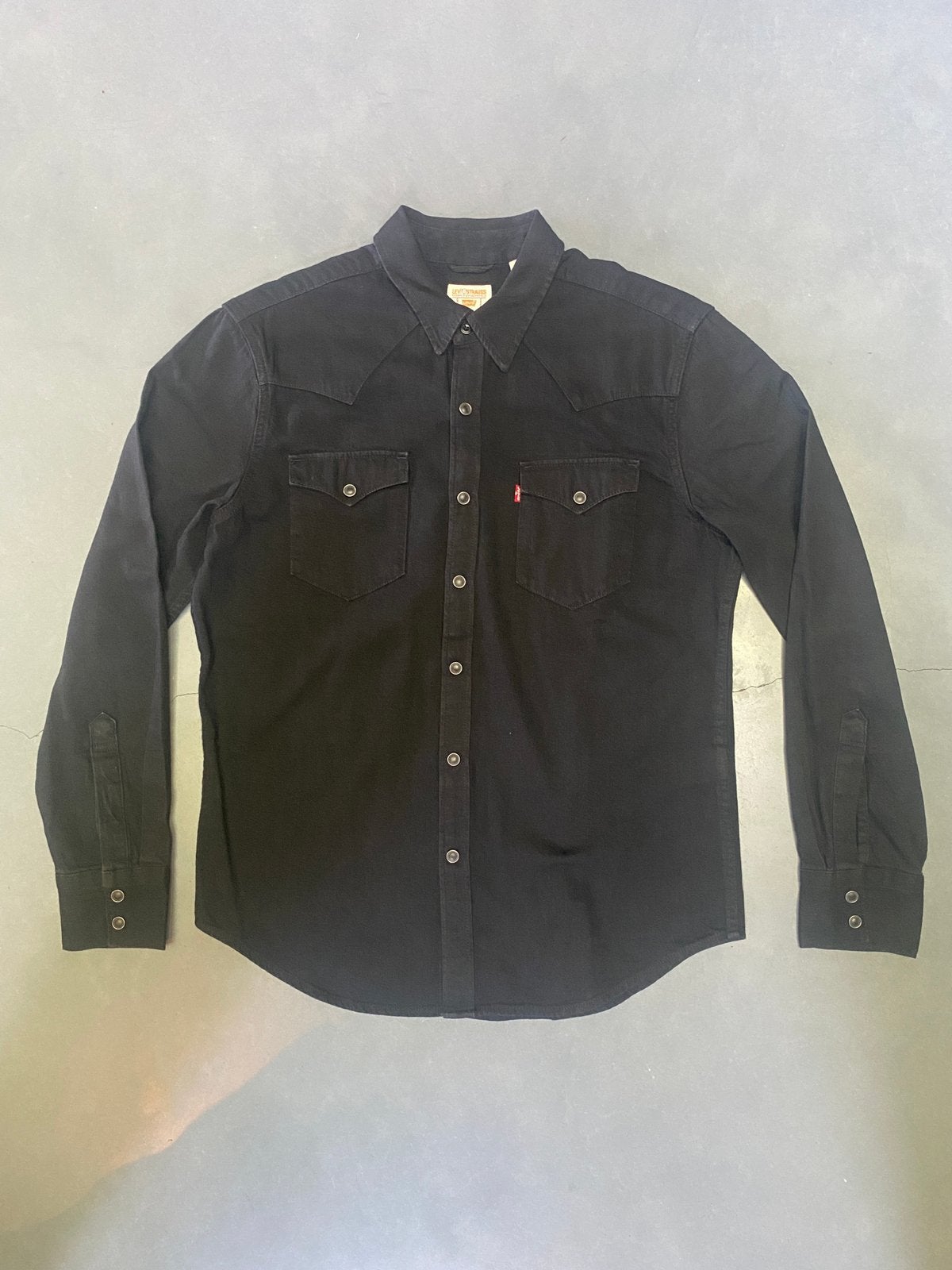 Levi’s black western Barstow jacket, size medium NEW, Ophalen of Verzenden, Zo goed als nieuw, Zwart, Halswijdte 39/40 (M)