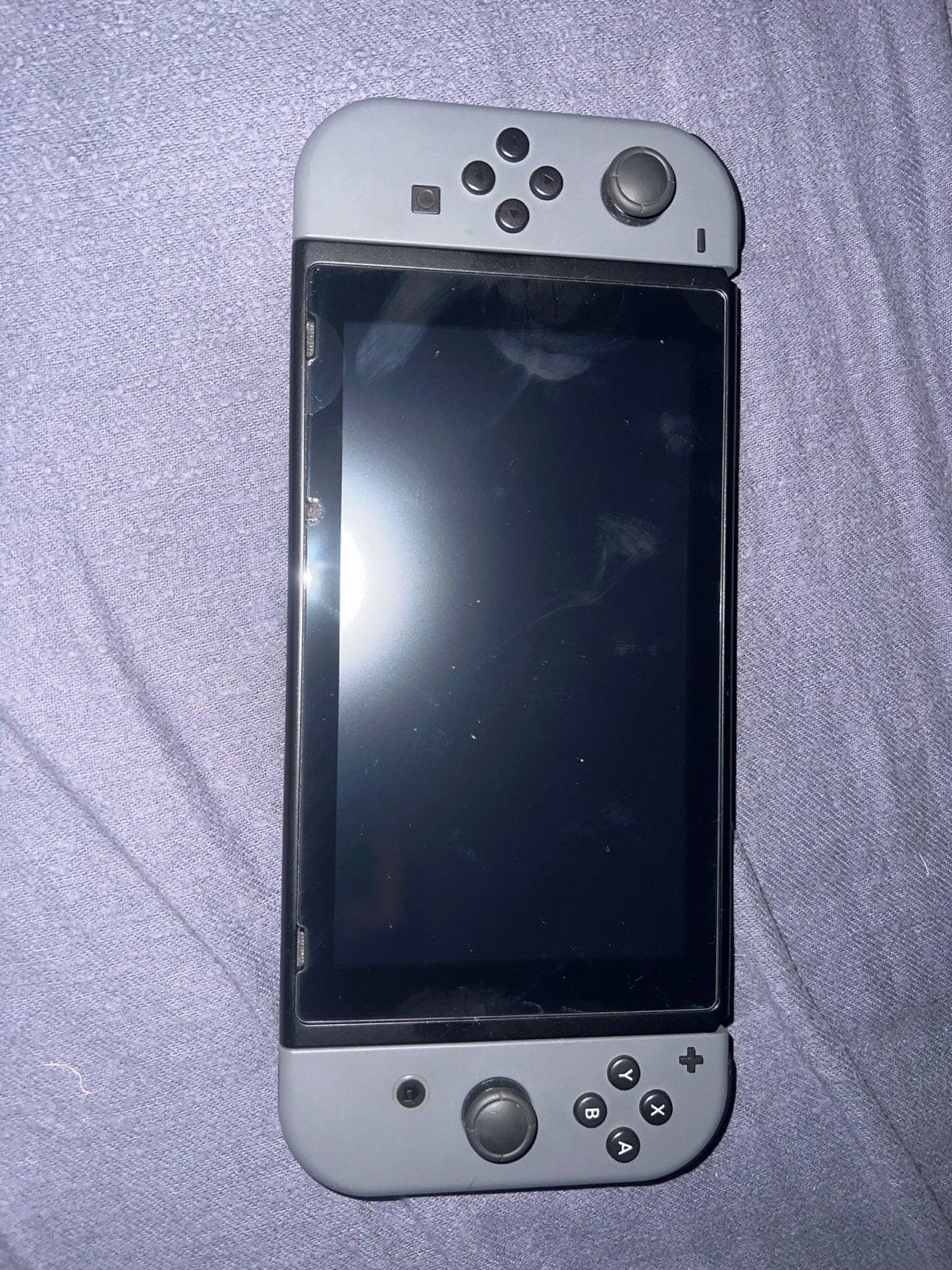 Nintendo Switch met Mario Party, hoes en screenprotector