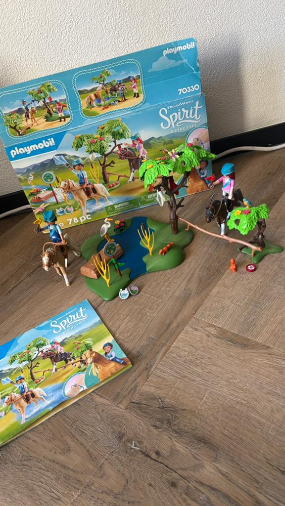Playmobil Spirit rivierentocht 70330 en boogschieten 70331, Ophalen of Verzenden, Zo goed als nieuw