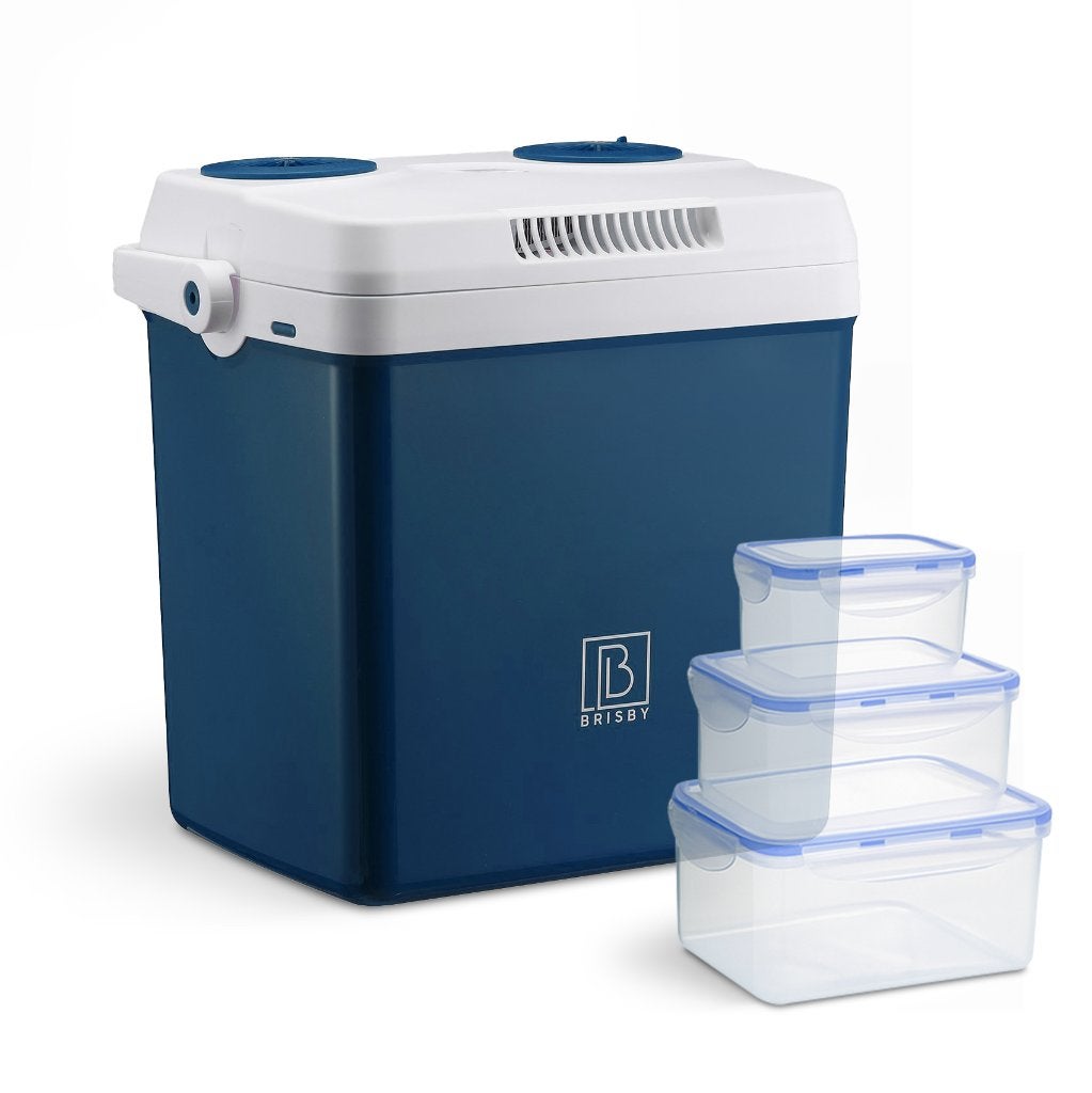 Brisby 25 Liter Elektrische Koelbox met Opbergbakjes - SET, Ophalen, Nieuw, Koelbox, Elektrisch