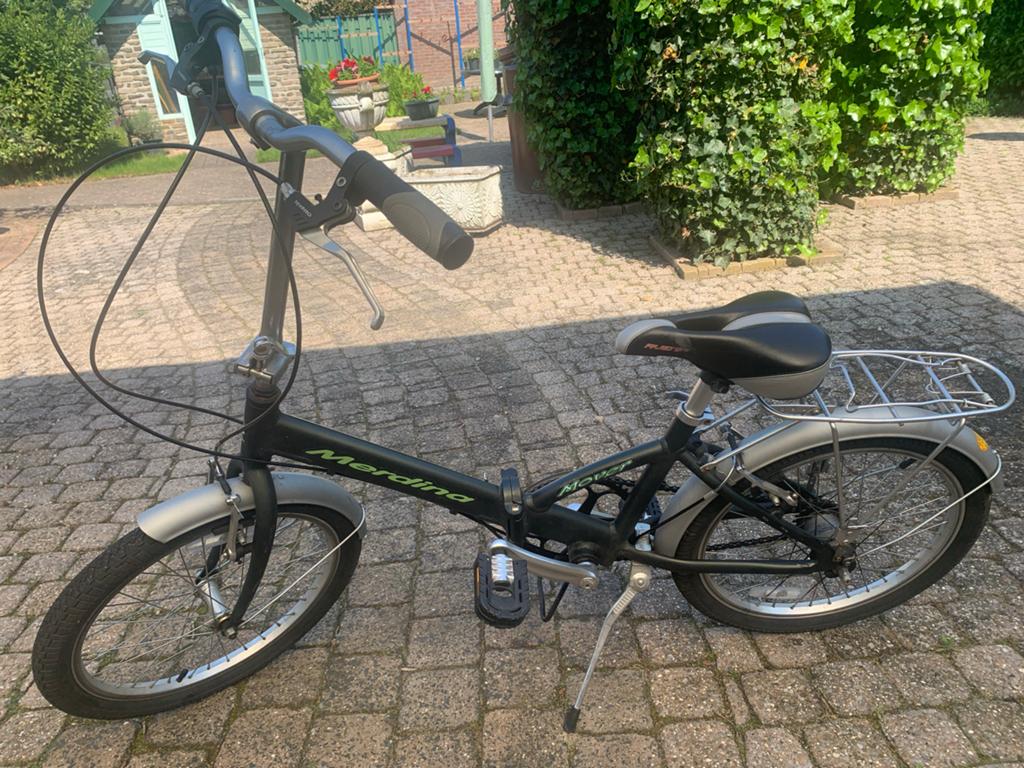 Merdina vouwfiets - Compact en handig, Fietsen en Brommers, Fietsen | Vouwfietsen, Overige merken, 20 inch of meer, Gebruikt, Velgrem