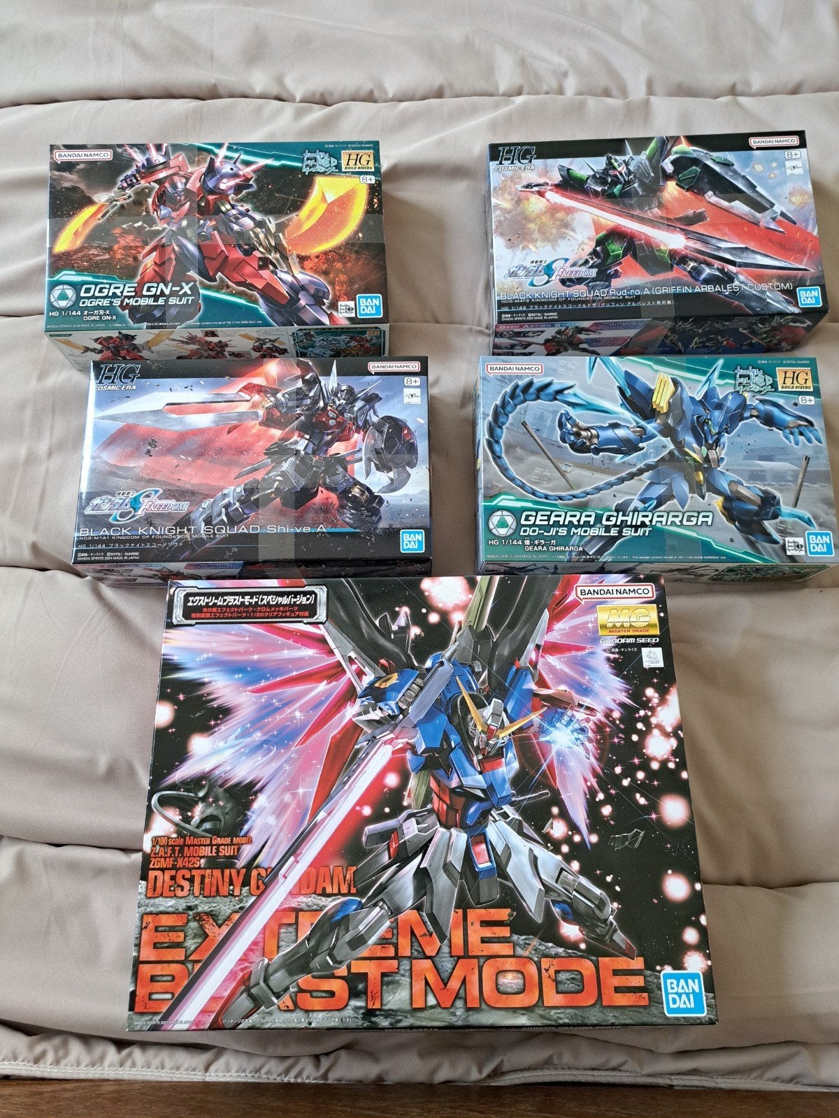 5x Bandai Modelkit, Ophalen of Verzenden, Zo goed als nieuw, Overige typen, Overige merken