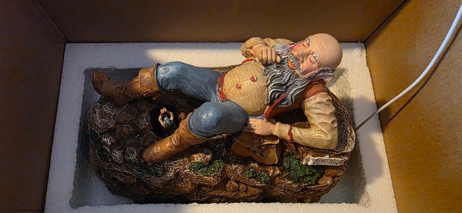 luville efteling kleinduimpje en de reus, Verzamelen, Efteling, Ophalen of Verzenden, Zo goed als nieuw, Beeldje of Poppetje