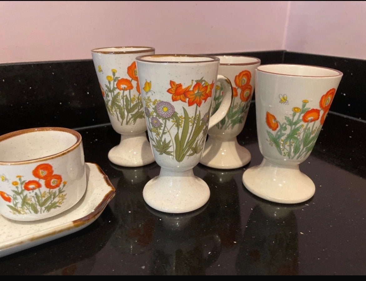 Vintage servies, Gebruikt, Overige merken, Keramiek, Vintage