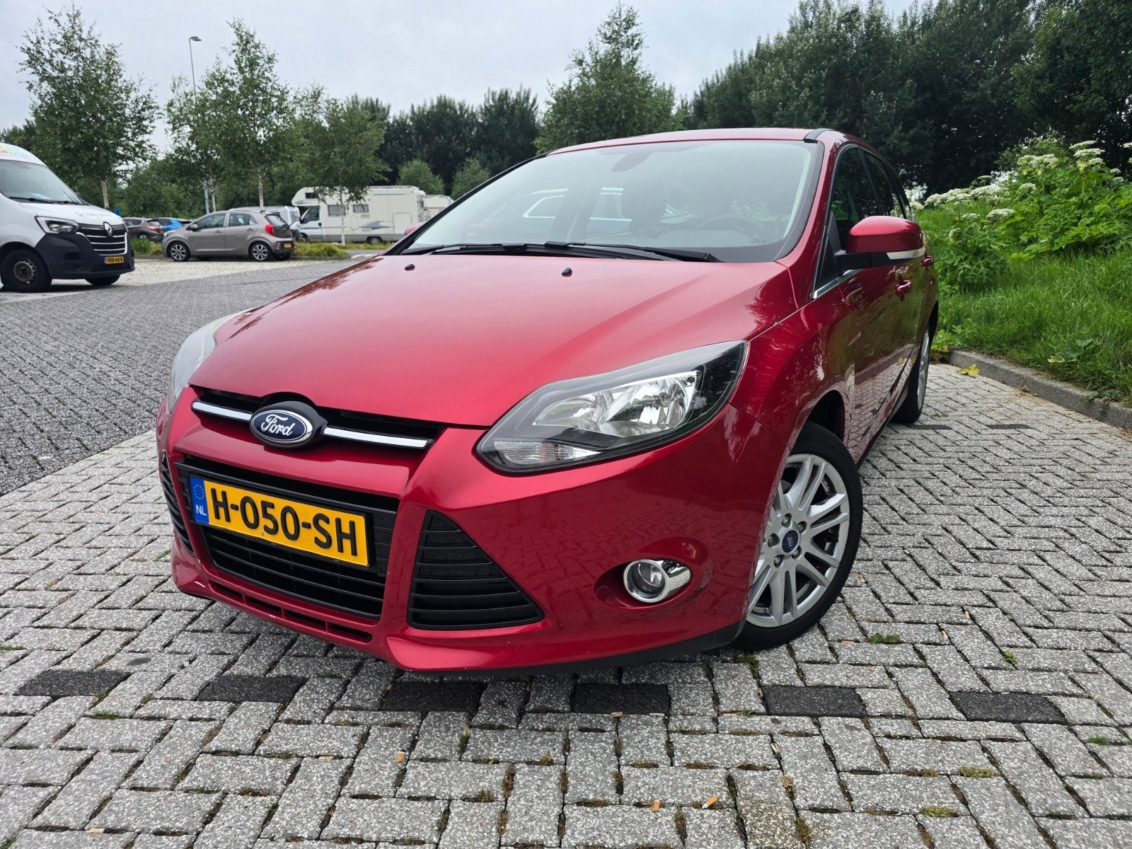 Ford Focus 1.0 Ecoboost 92KW Wagon 2013 Rood, Auto's, Ford, Particulier, Focus, Benzine, A, Stationwagon, Handgeschakeld, Geïmporteerd