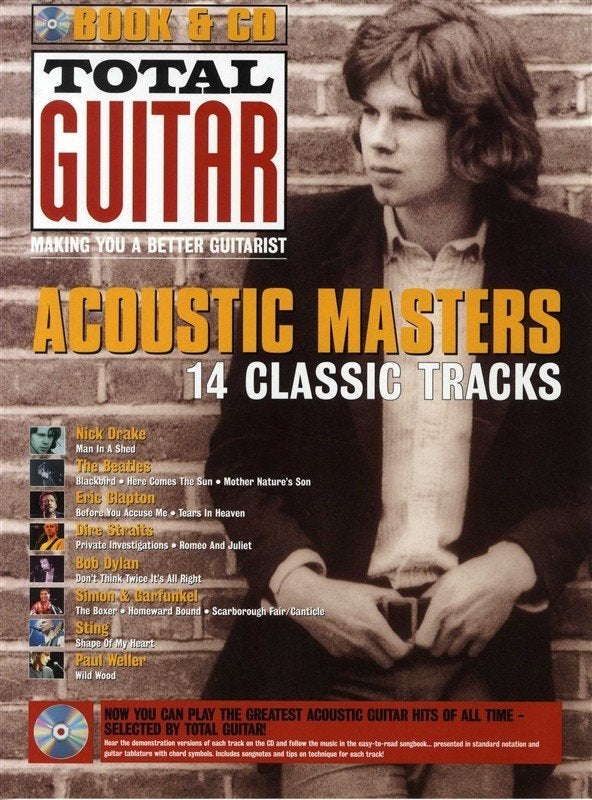 Total Guitar - Acoustic Masters: 14 Classic Tracks + cd-TAB, Overige genres, Ophalen of Verzenden, Artiest of Componist, Gitaar