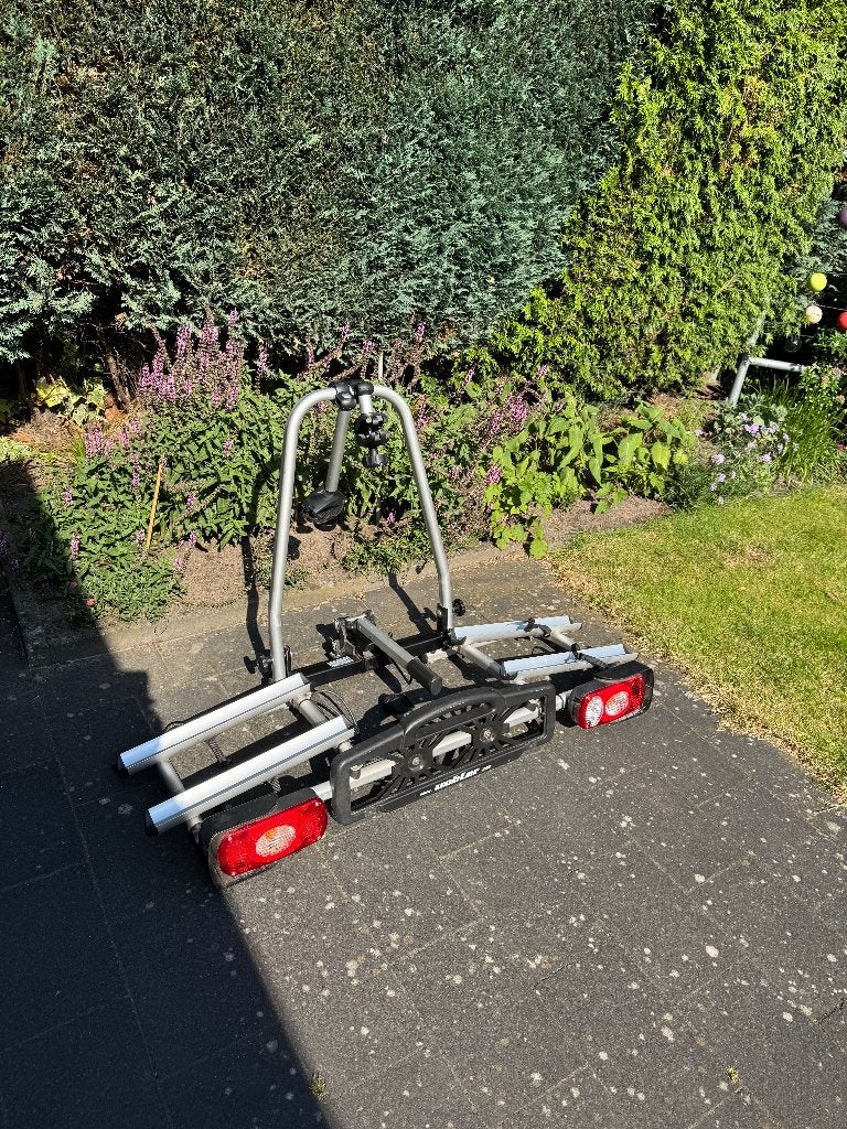 Fietsendrager Uebler voor 2 elektrische fietsen, Ophalen, Gebruikt, Elektrische fiets, 2 fietsen