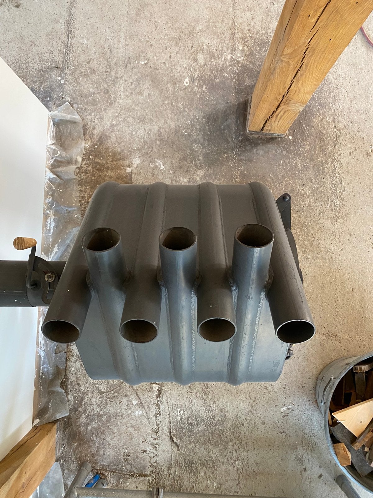 Brutus 11kw € 1.350,—, Houtkachel, Ophalen of Verzenden, Zo goed als nieuw, Vrijstaand